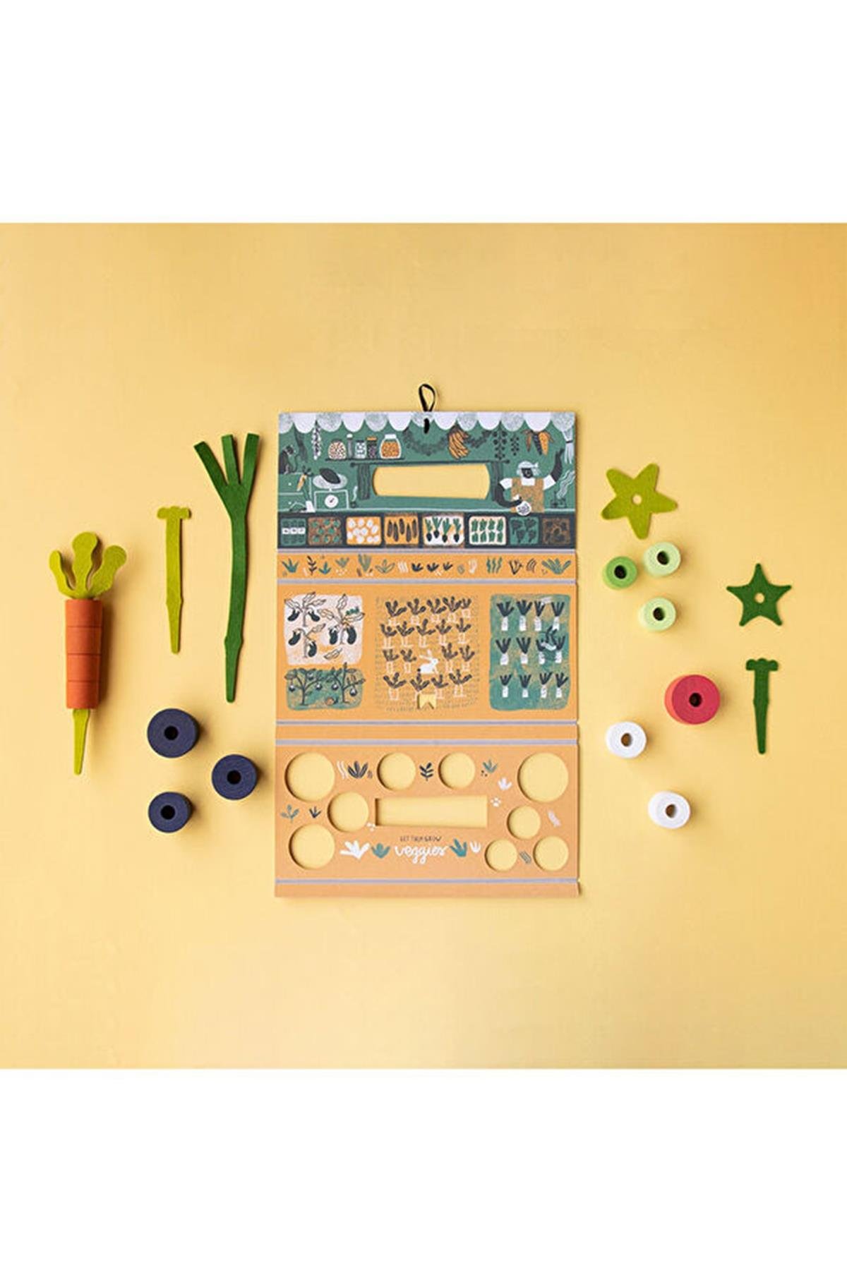 LONDJI Lonji Wooden Toys - Veggies Çok Renkli