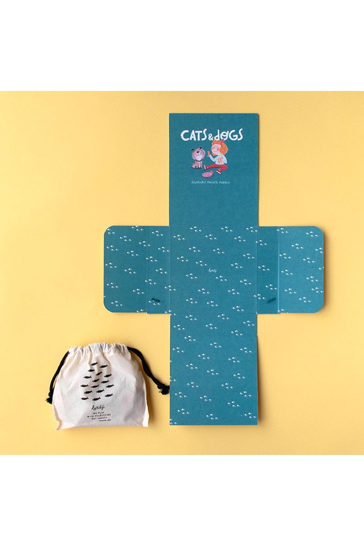 LONDJI POCKET PUZZLE - CATS&DOGS Çok Renkli