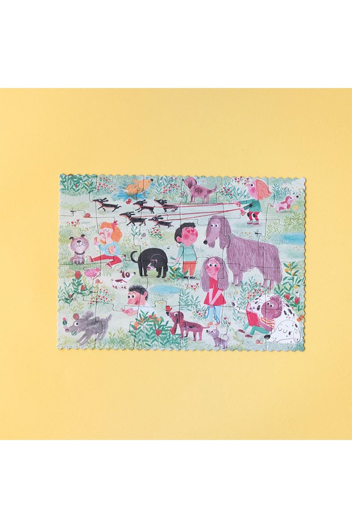 LONDJI POCKET PUZZLE - CATS&DOGS Çok Renkli