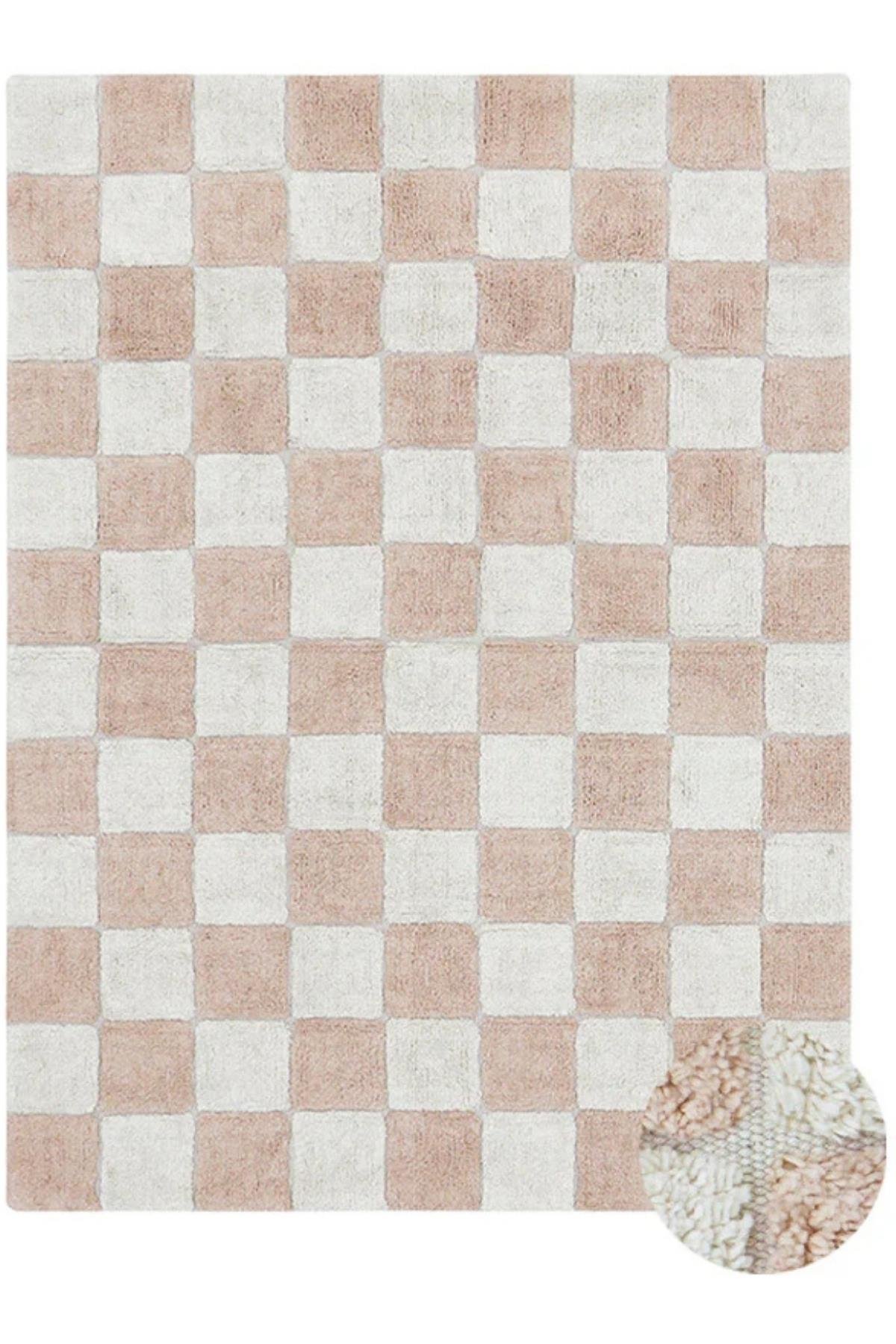 Lorena Canals / Kitchen Tiles Rose Halı KremPudra