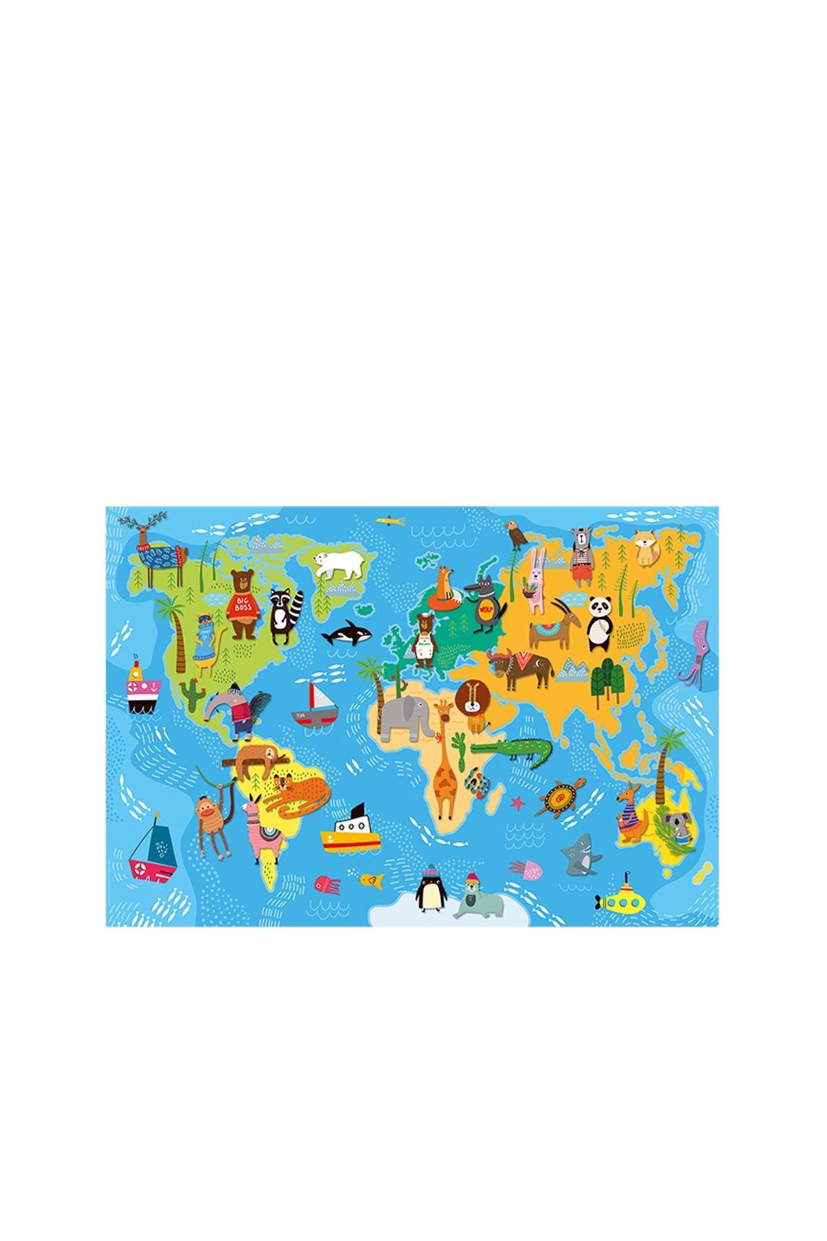 Ludattica /Animali Nel Mondo - Animals In The World - Giant Çok Renkli