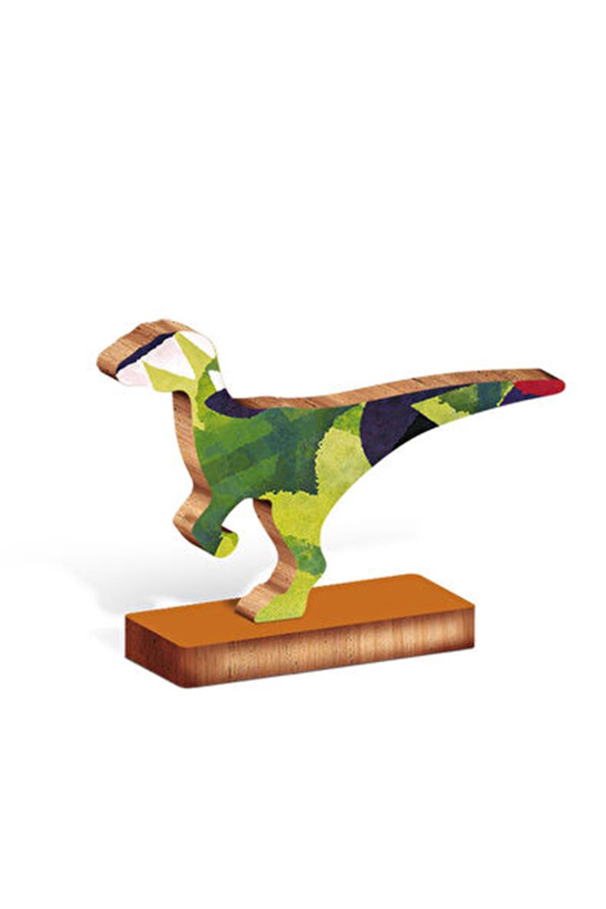 Ludattica / Dinosauri - Dinosaurs - Woody Puzzle Çok Renkli