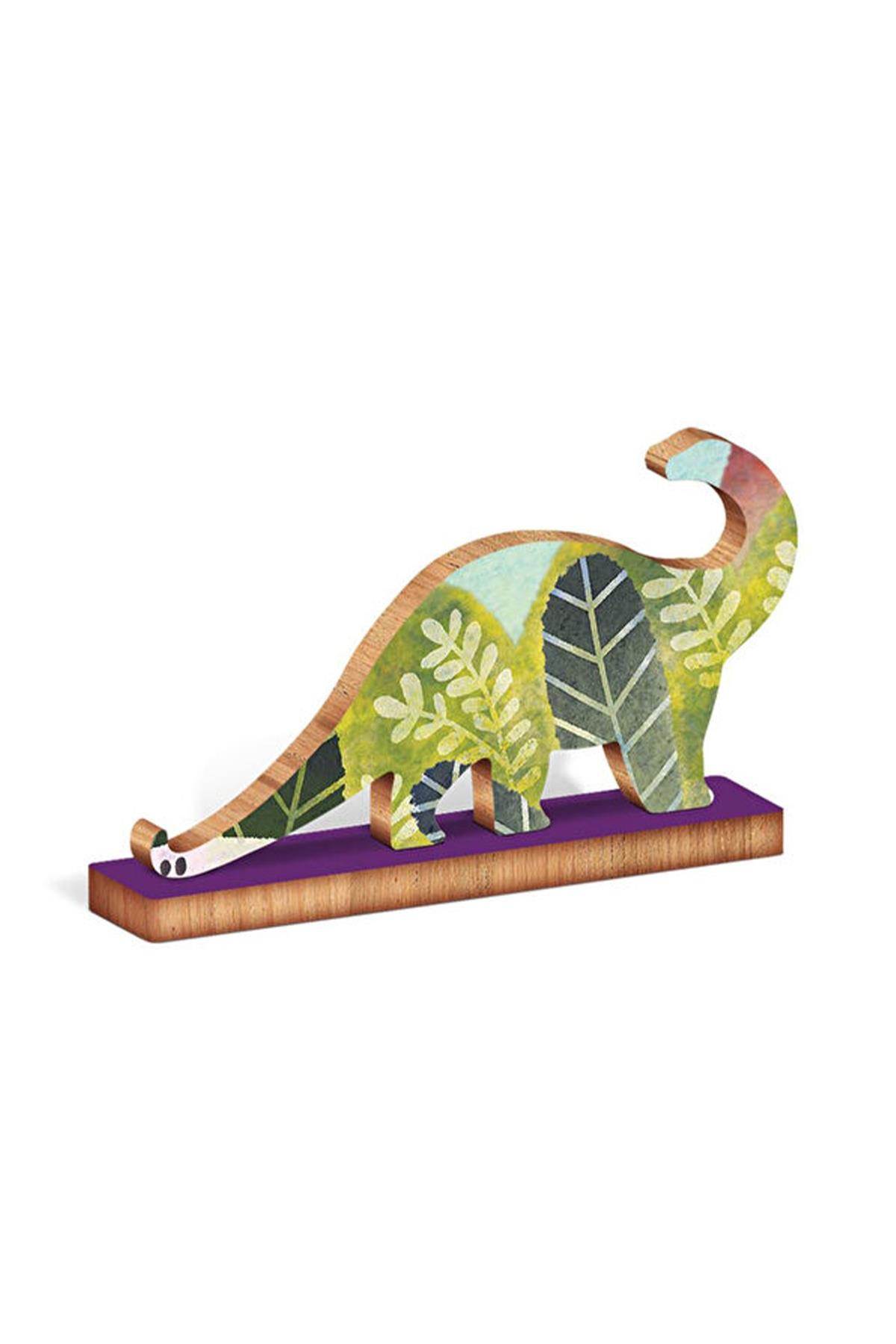 Ludattica / Dinosauri - Dinosaurs - Woody Puzzle Çok Renkli