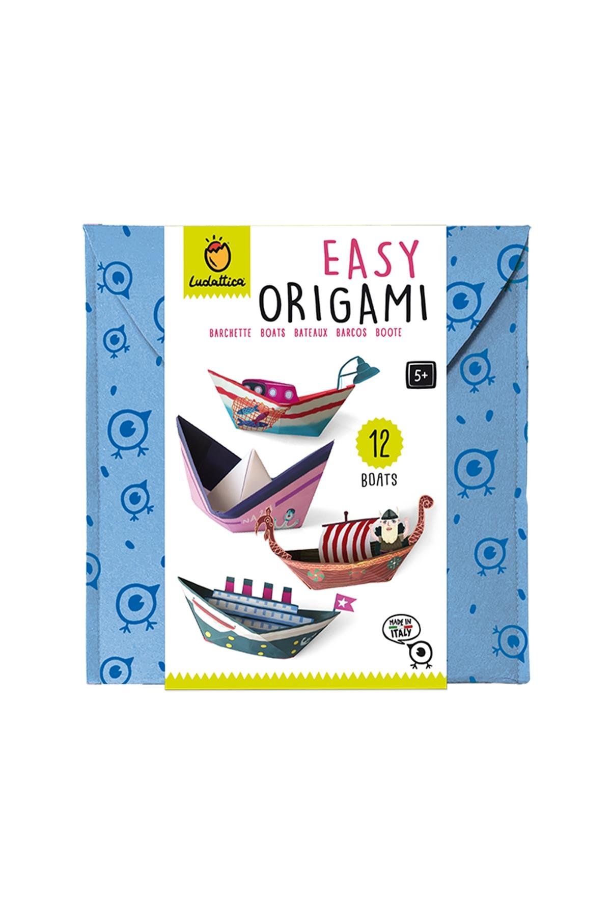 Ludattica /Easy Origami - Barchette - Boats Çok Renkli