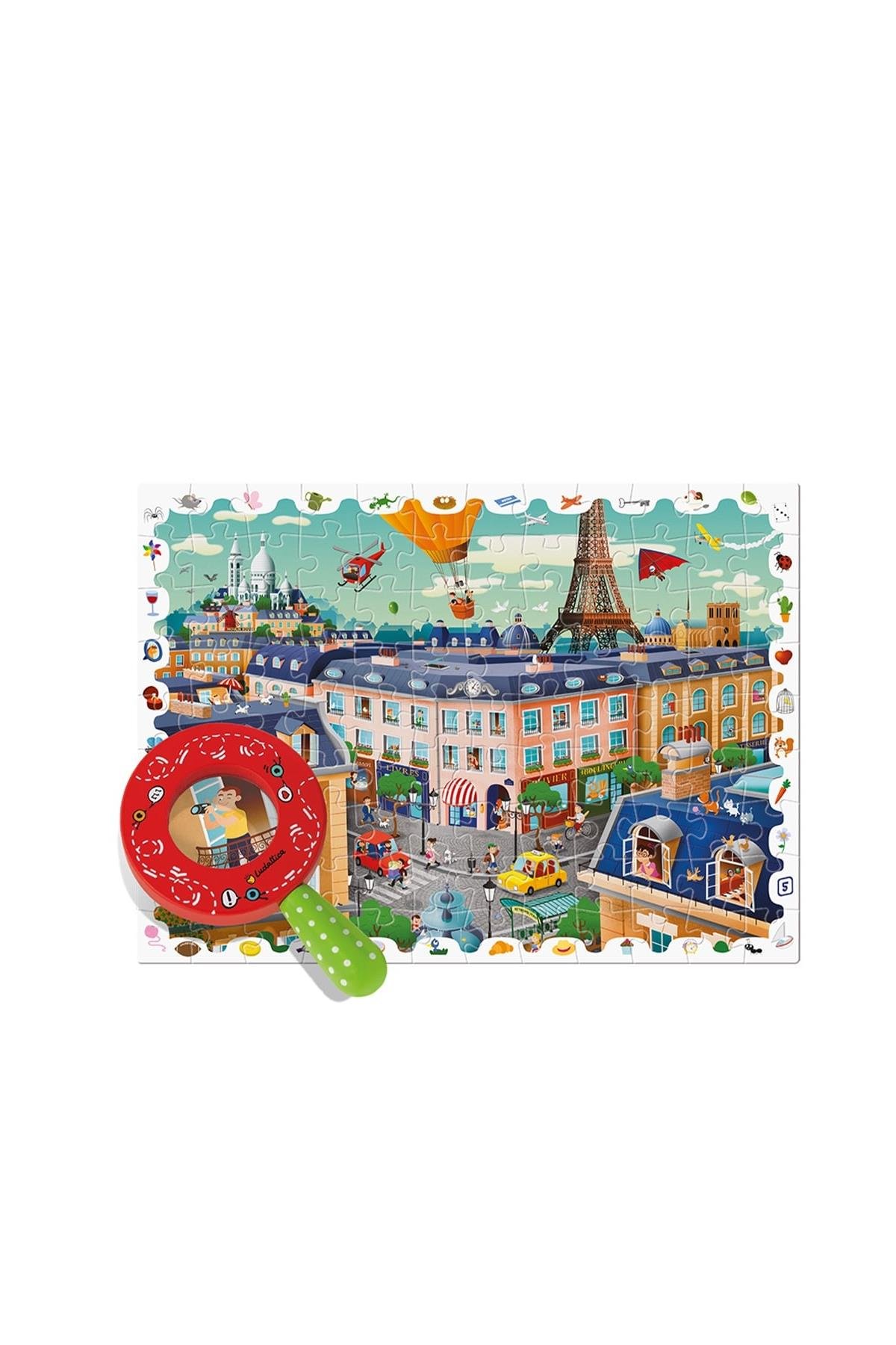 Ludattica /In Citta - In Town - Detective Puzzle Çok Renkli