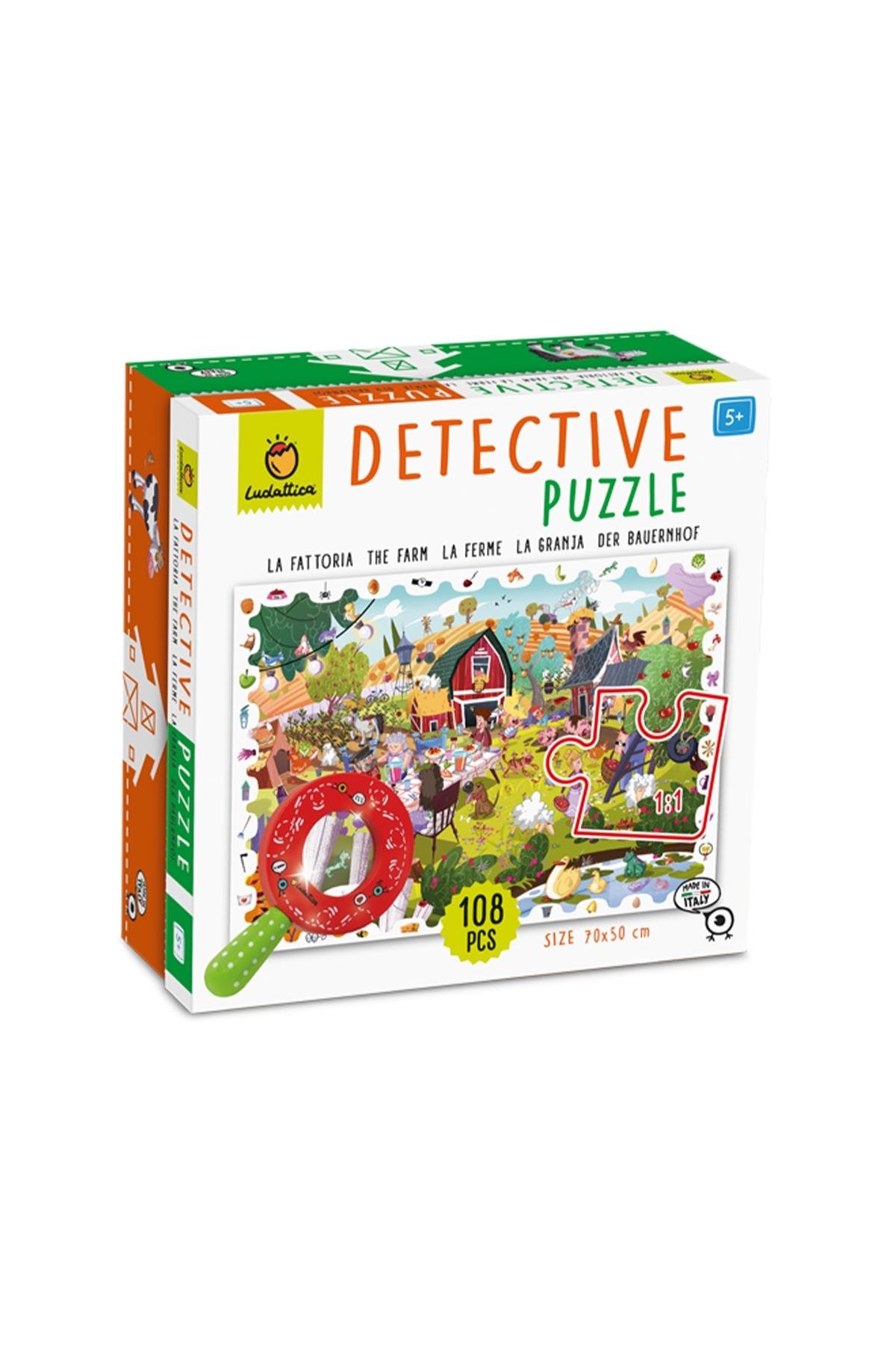 Ludattica /La Fattoria - The Farm - Detective Puzzle Çok Renkli