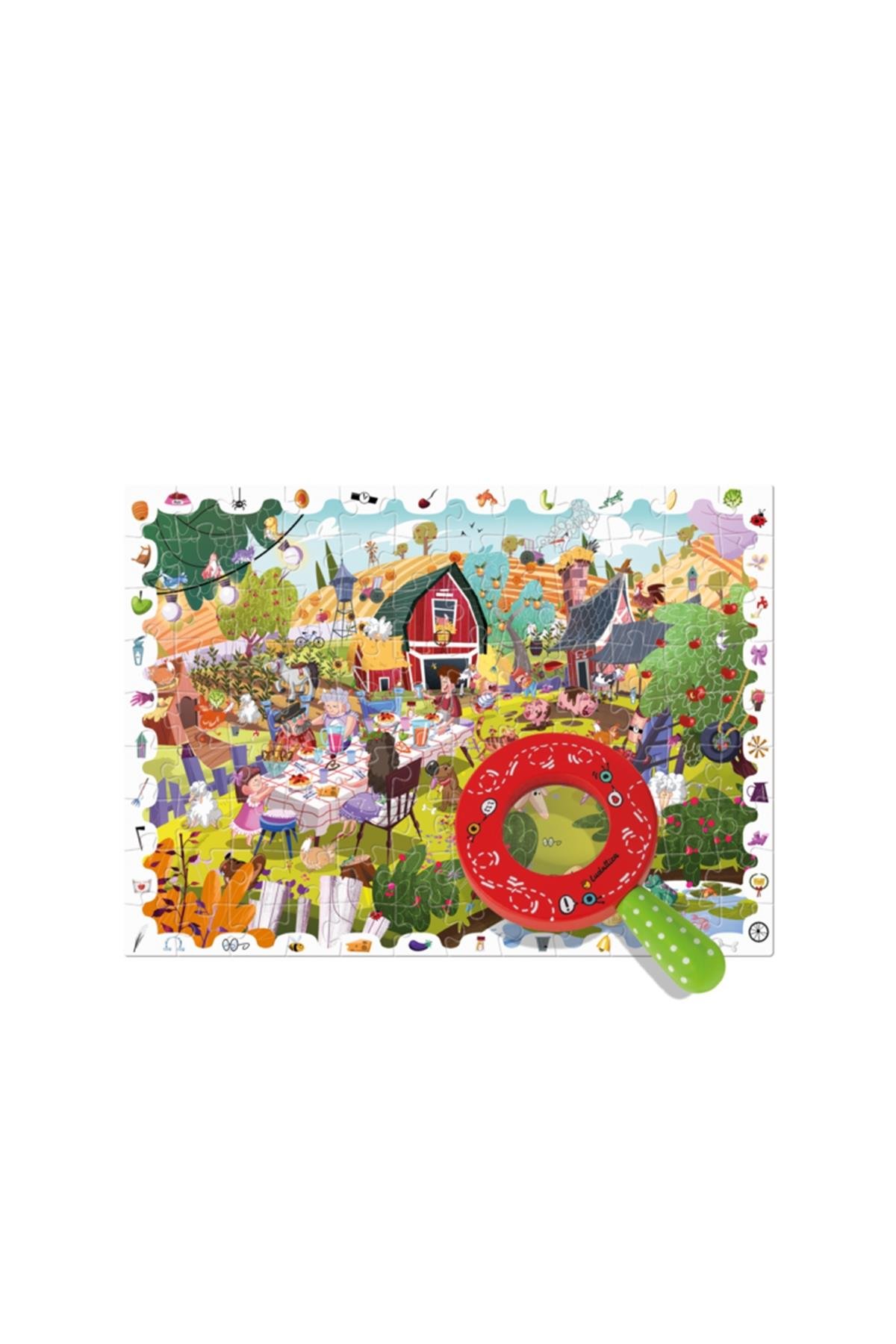 Ludattica /La Fattoria - The Farm - Detective Puzzle Çok Renkli