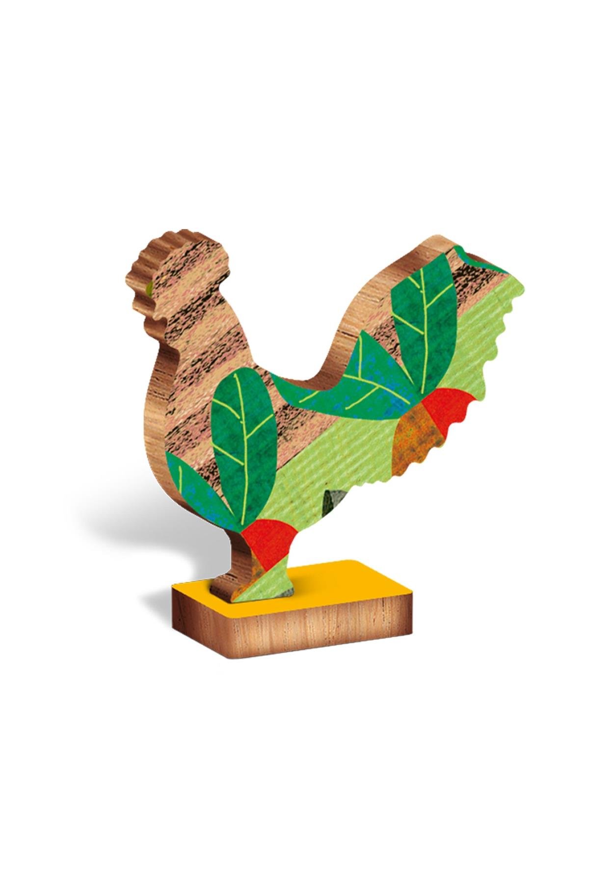 Ludattica /La Fattoria - The Farm - Woody Puzzle Çok Renkli