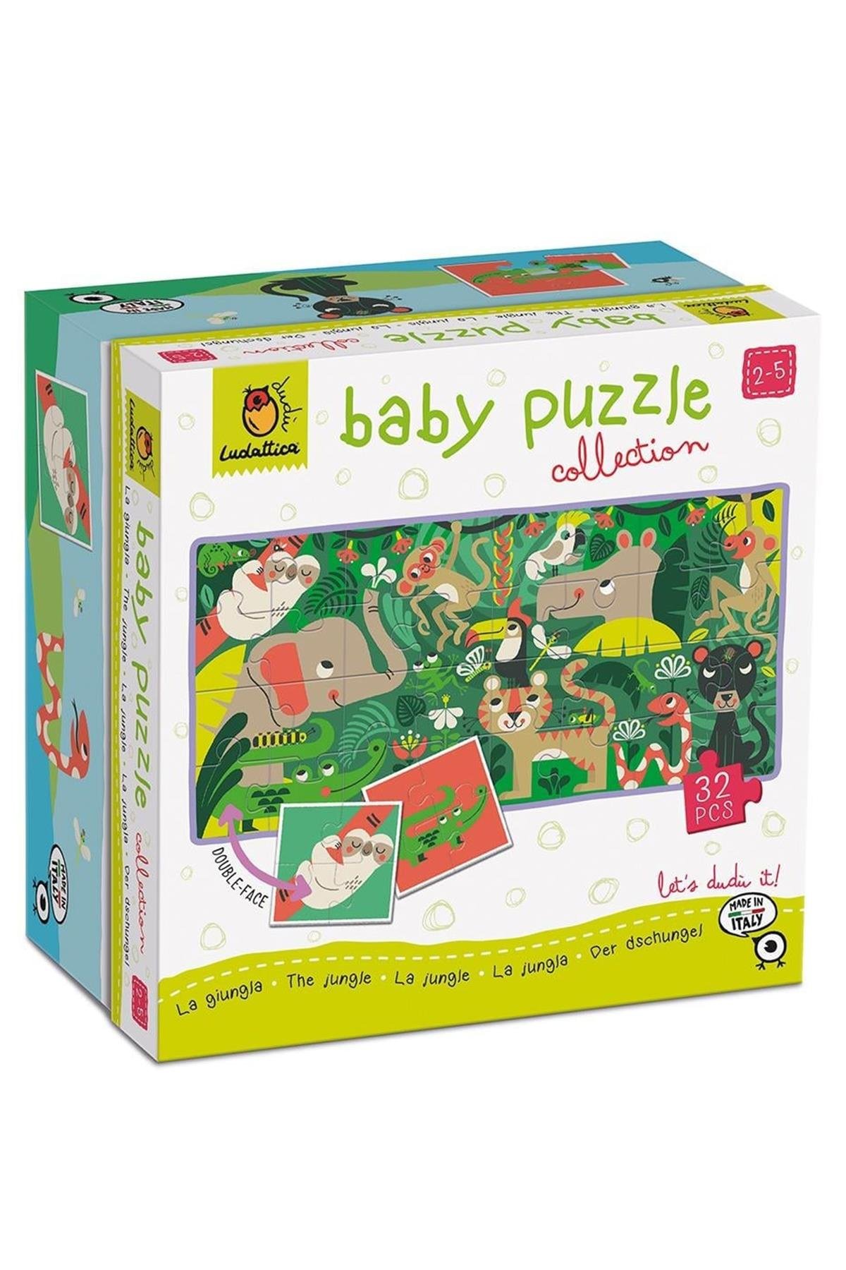 Ludattica / La Giungla - The Jungle - Baby Puzzle Collection Çok Renkli