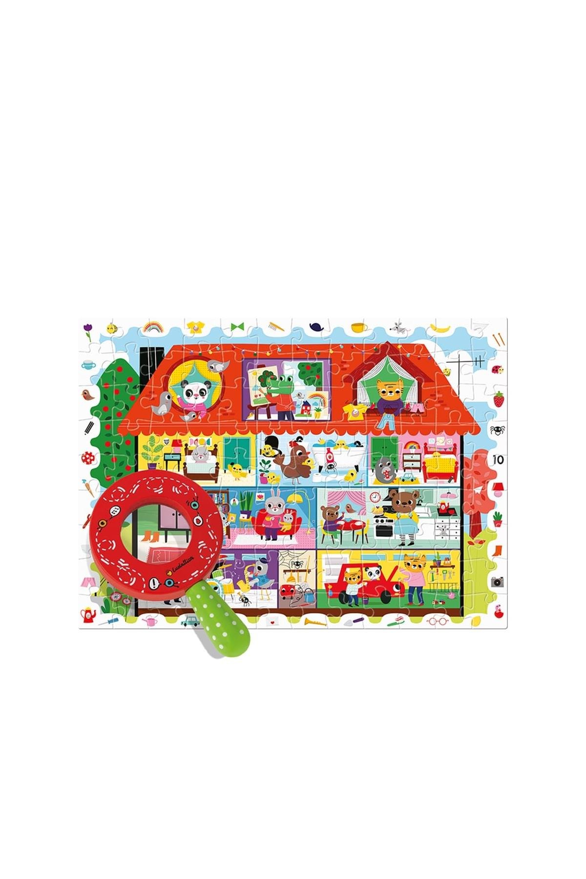Ludattica /La Mia Casa - My House - Detective Puzzle Çok Renkli