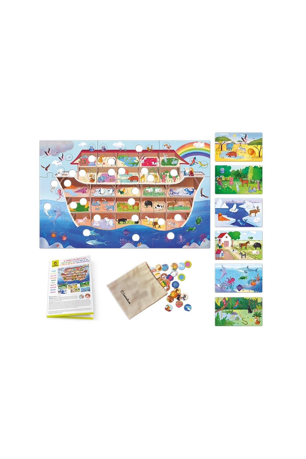 Ludattica /La Tombola Dellarca Di Noe - Noahs Ark Bingo Çok Renkli