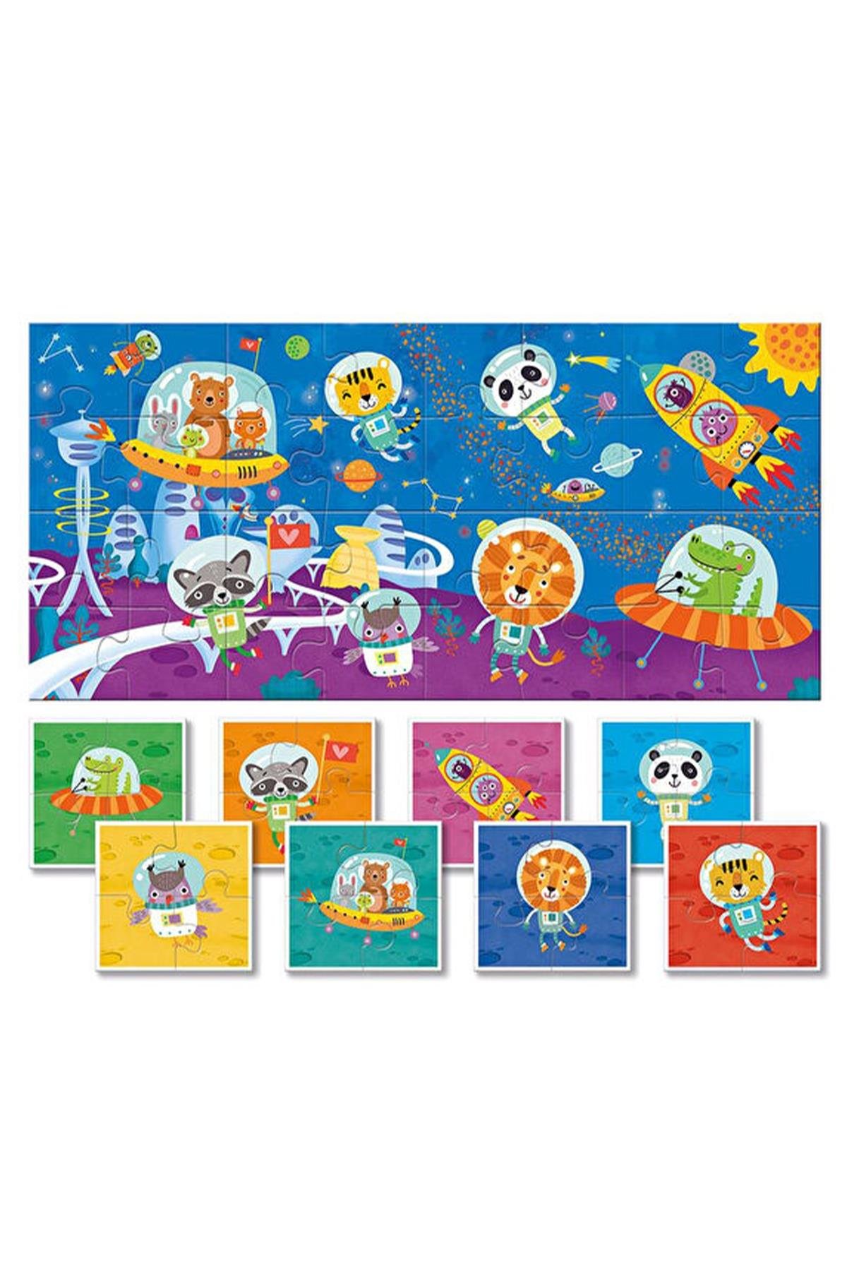 Ludattica / Spazio - Space - Baby Puzzle Collection Çok Renkli