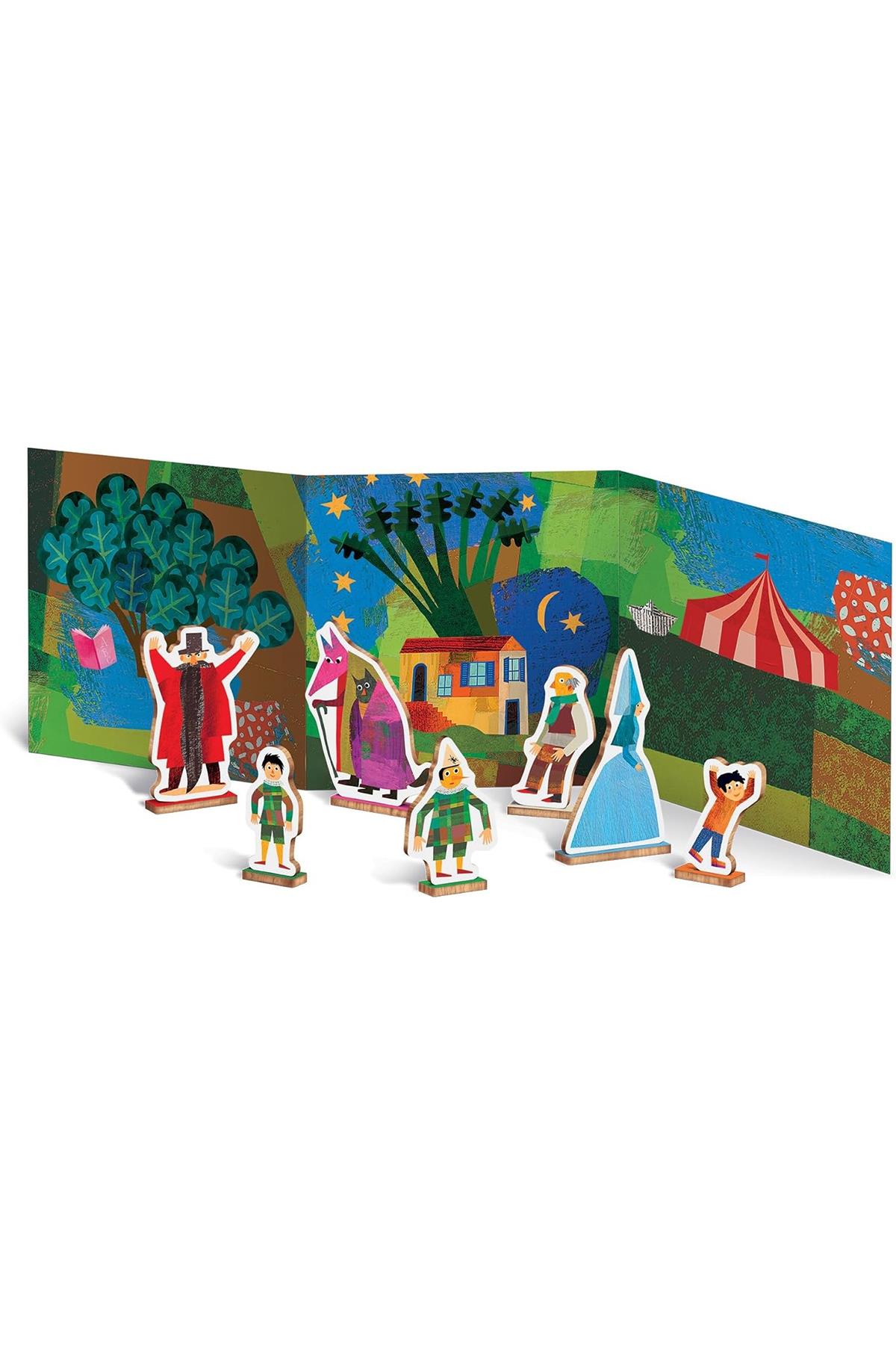 Ludattica / WOODY STORY PUZZLE - PINOCCHIO Çok Renkli