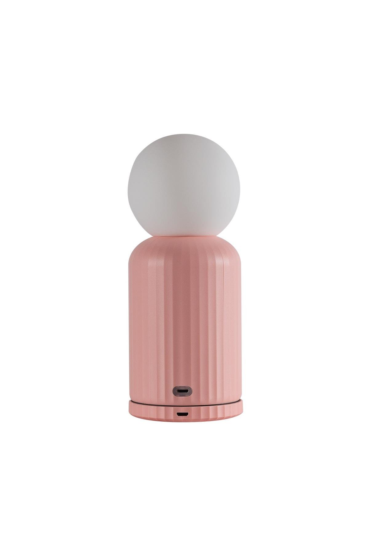 LUND LONDON  Wireless Lamp and Charger - Mini Sarjlı Lamba Pembe
