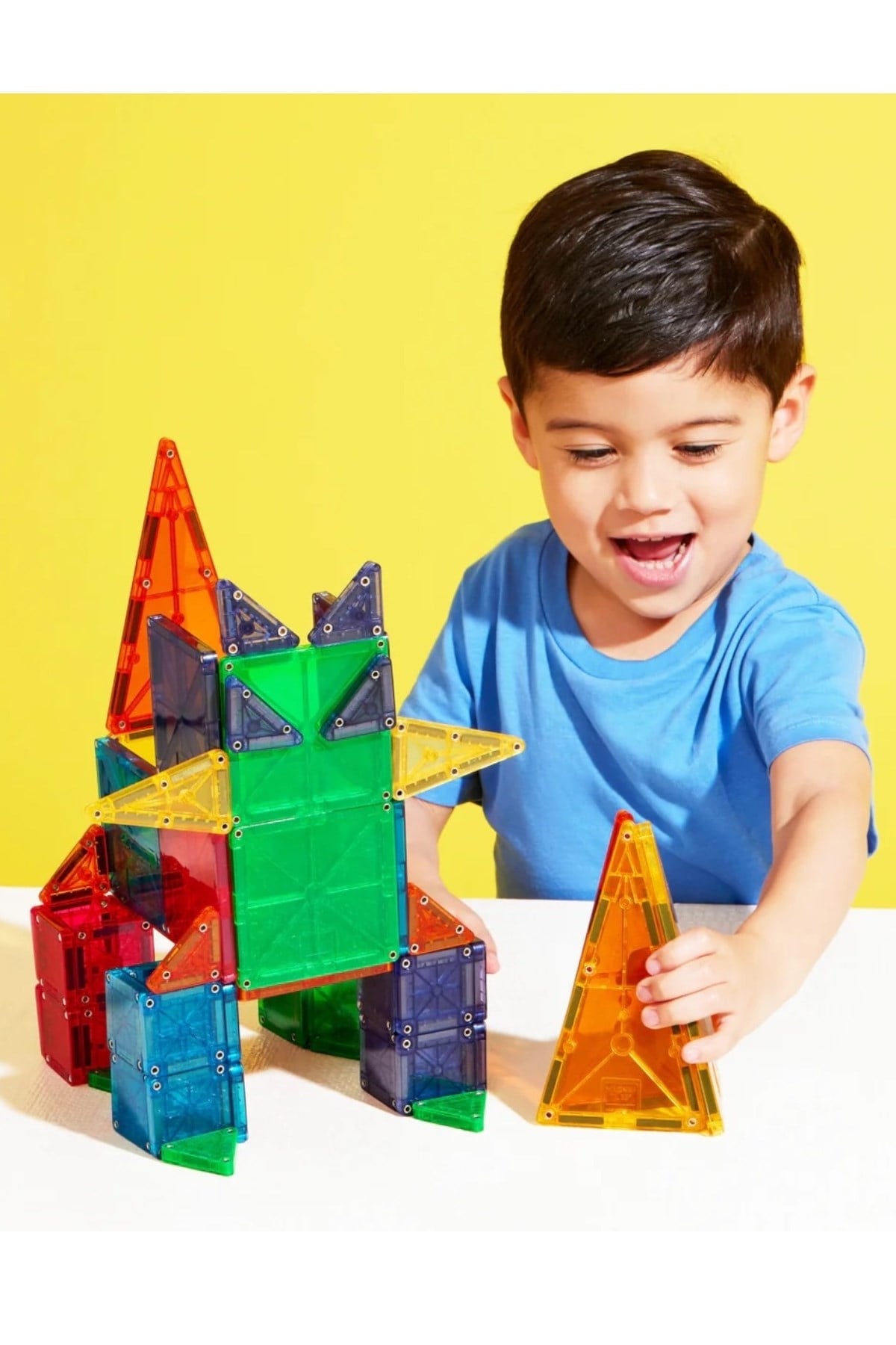 MAGNA-TILES® - Combo + microMAGS Manyetik Bloklar - 62 Parça Çok Renkli