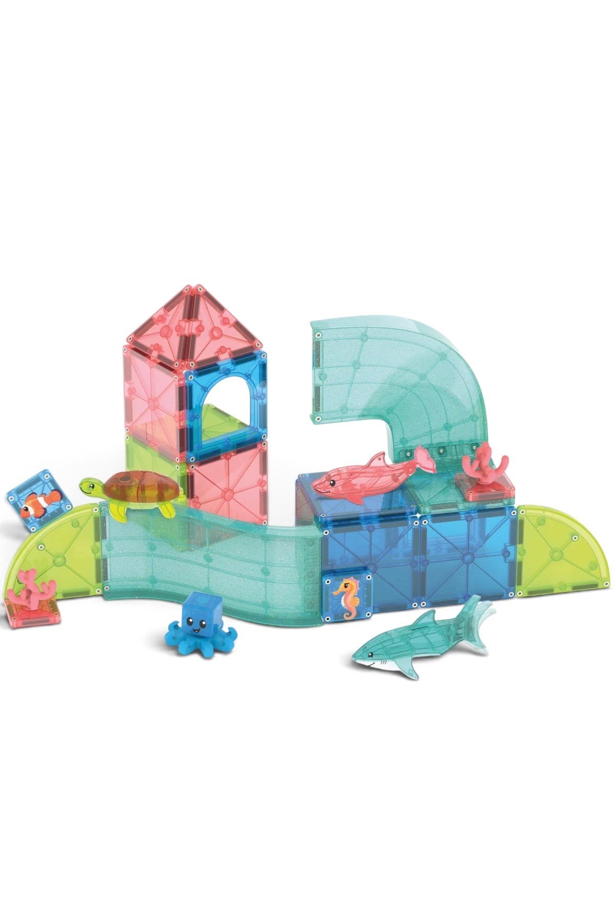 MAGNA-TILES® - Coral Reef Manyetik Bloklar - 25 Parça Çok Renkli