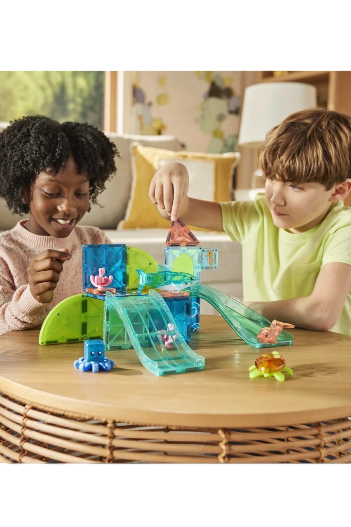MAGNA-TILES® - Coral Reef Manyetik Bloklar - 25 Parça Çok Renkli