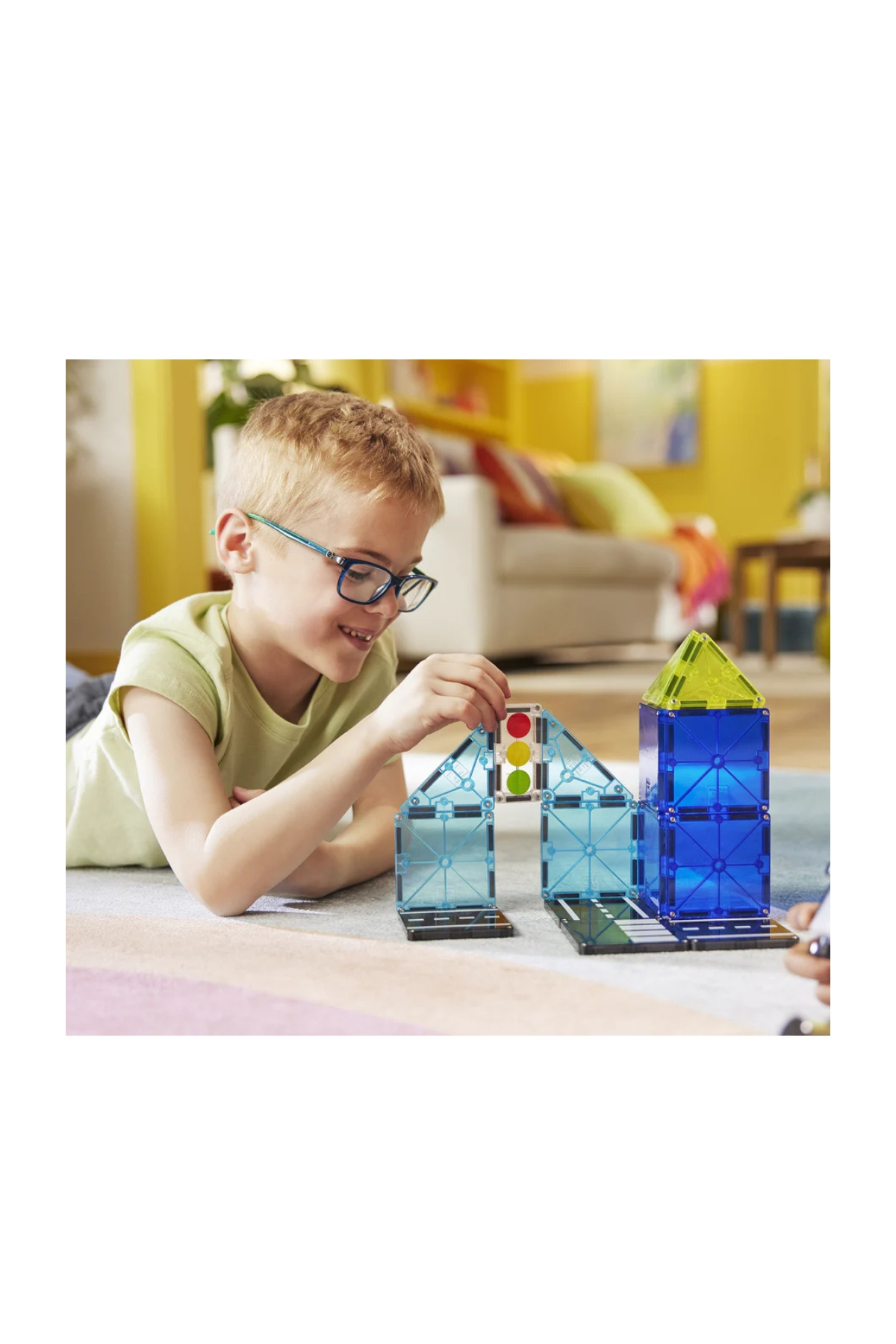 MAGNA-TILES® - Police Patrol - 20 Parça Çok Renkli