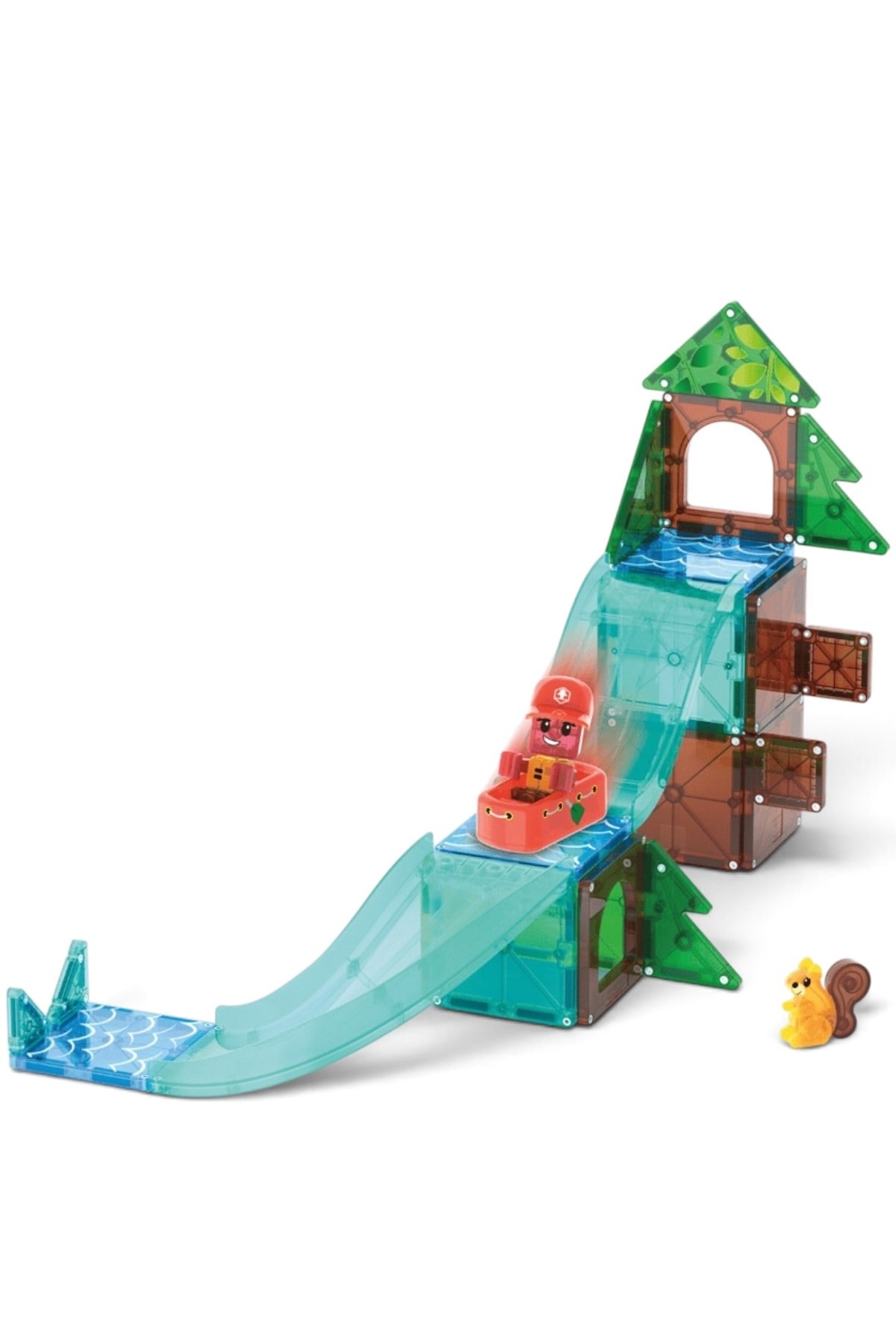 MAGNA-TILES® - Ragin Rapids Manyetik Bloklar - 27 Parça Çok Renkli