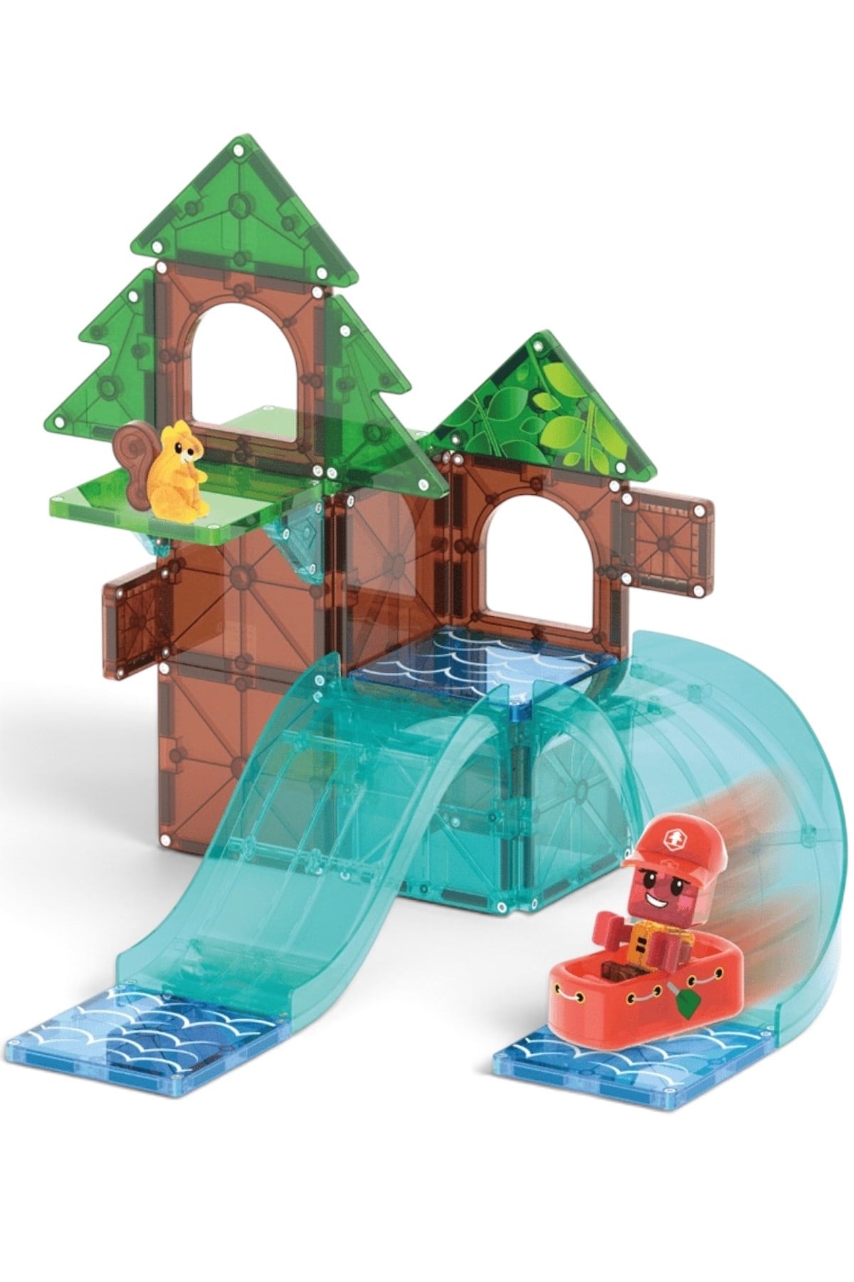 MAGNA-TILES® - Ragin Rapids Manyetik Bloklar - 27 Parça Çok Renkli