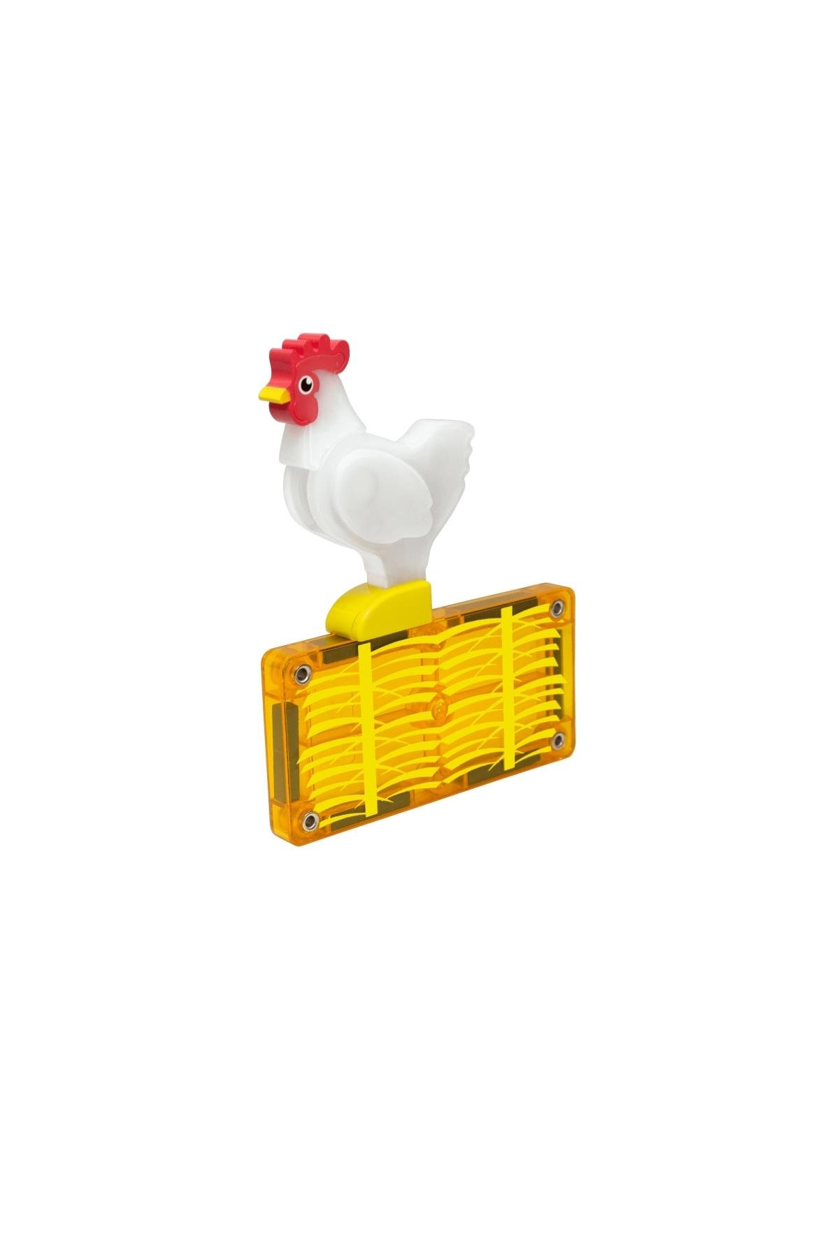 MagnaTiles - Çiftlik Hayvanları - 25 Parça Çok Renkli