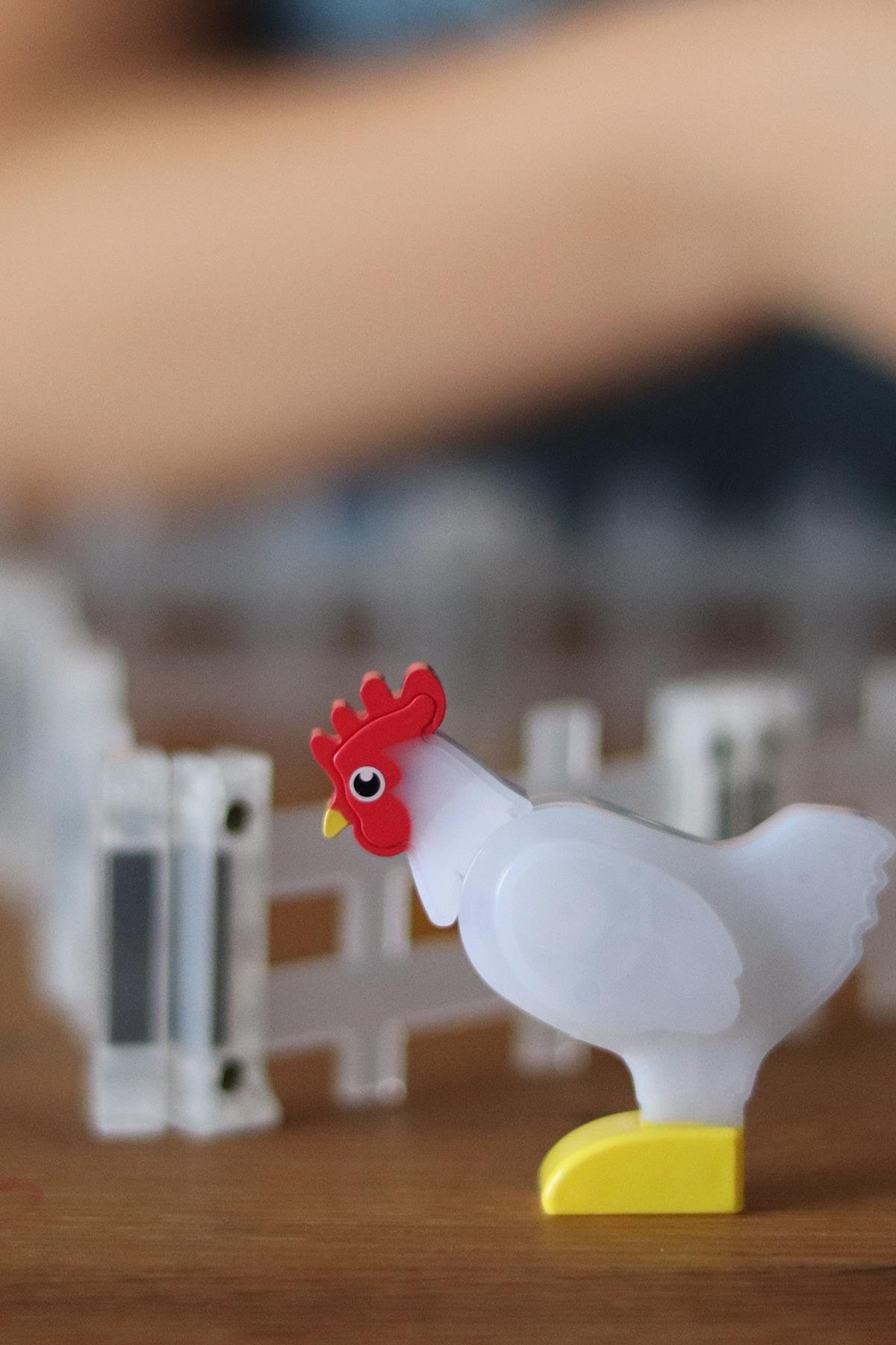MagnaTiles - Çiftlik Hayvanları - 25 Parça Çok Renkli
