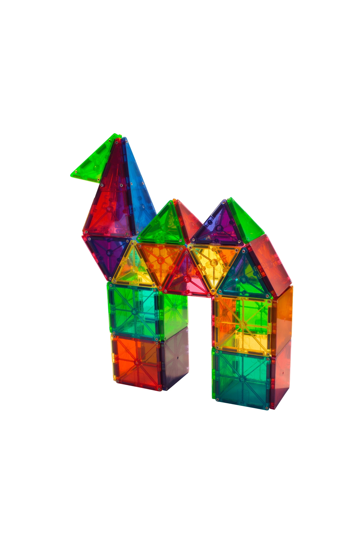 MagnaTiles Clear Color 100 Parça Çok Renkli