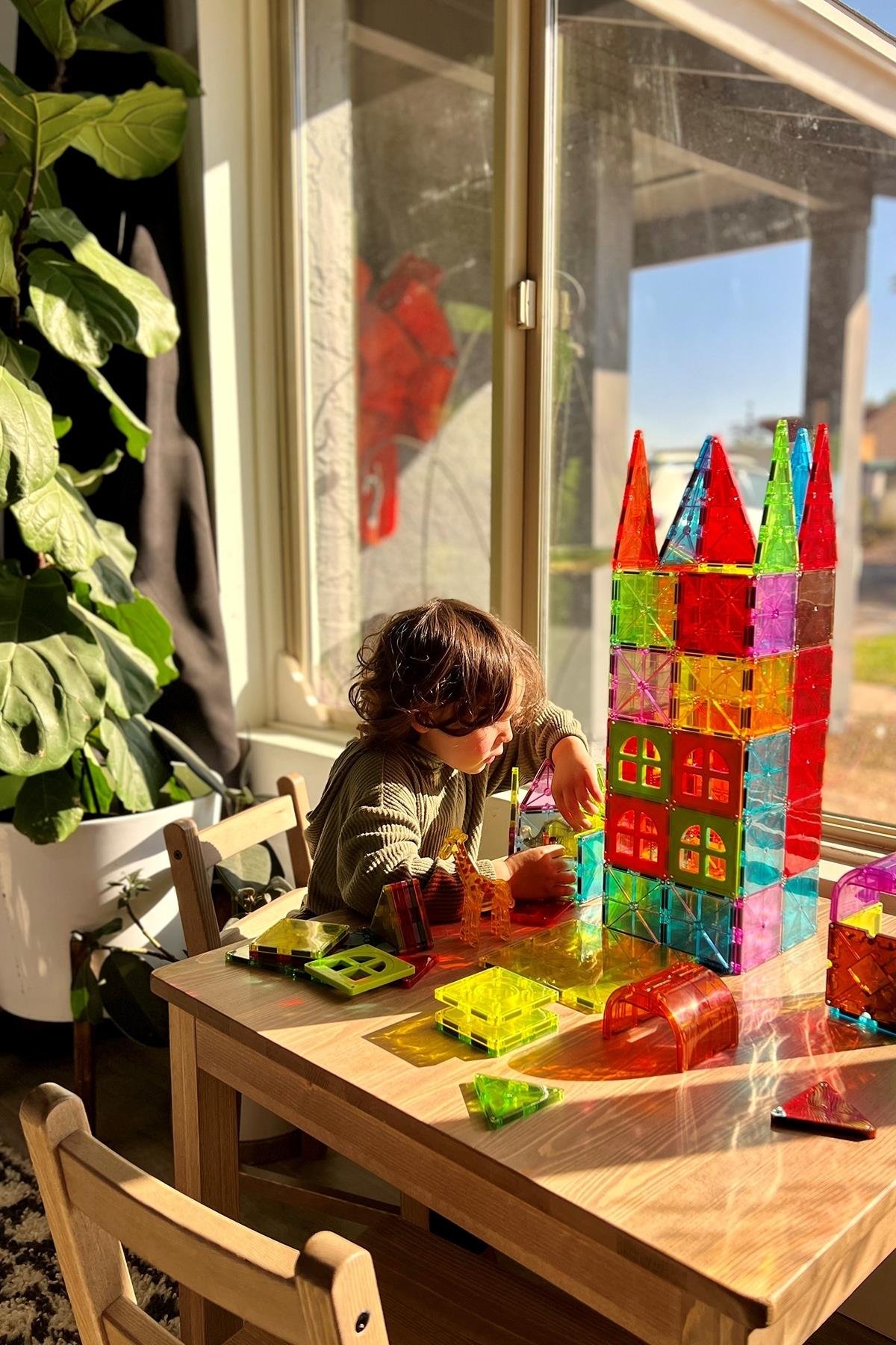 MagnaTiles - Metropolis - 110 Parça Çok Renkli