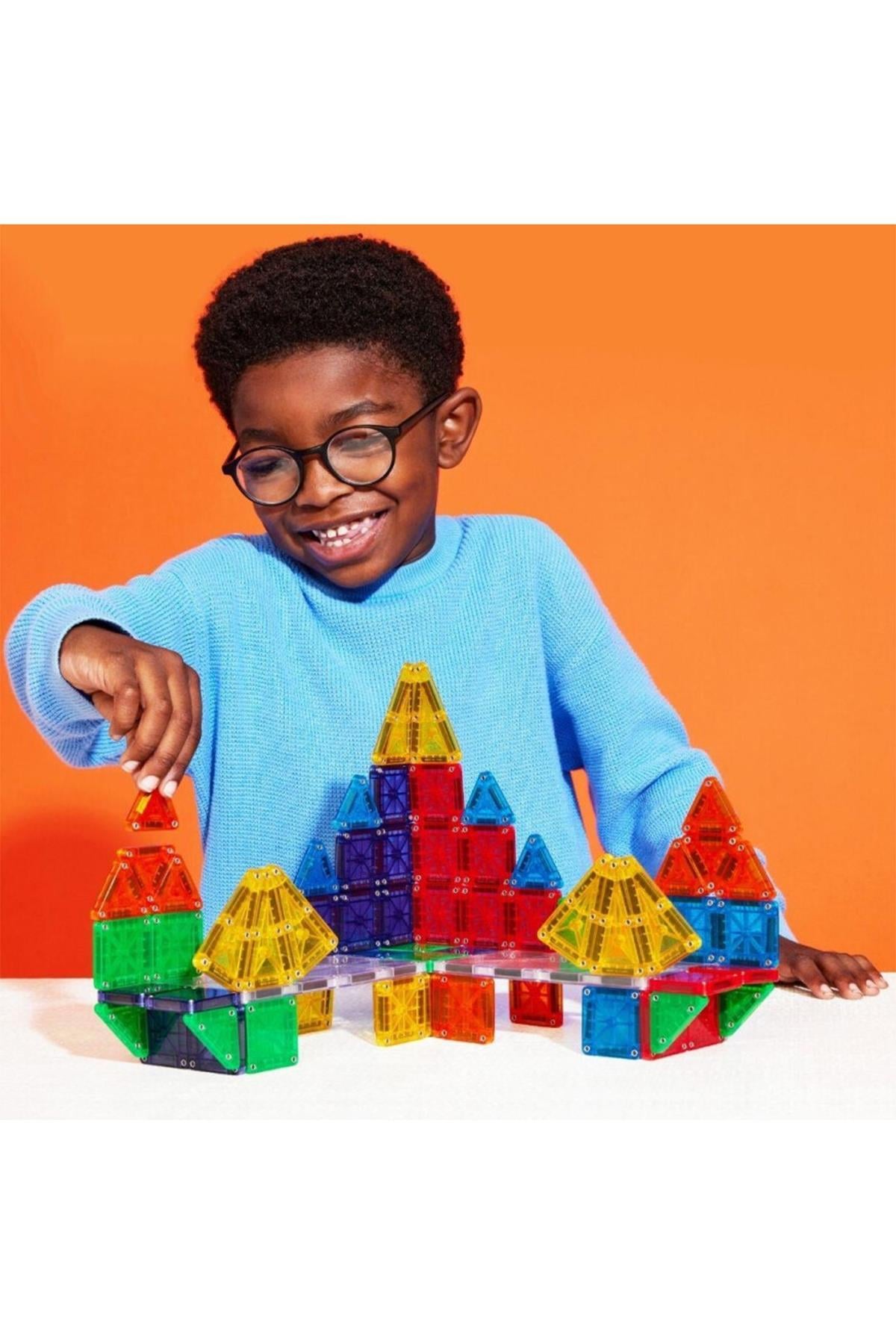 MagnaTiles microMAGS - 70 Parça Çok Renkli