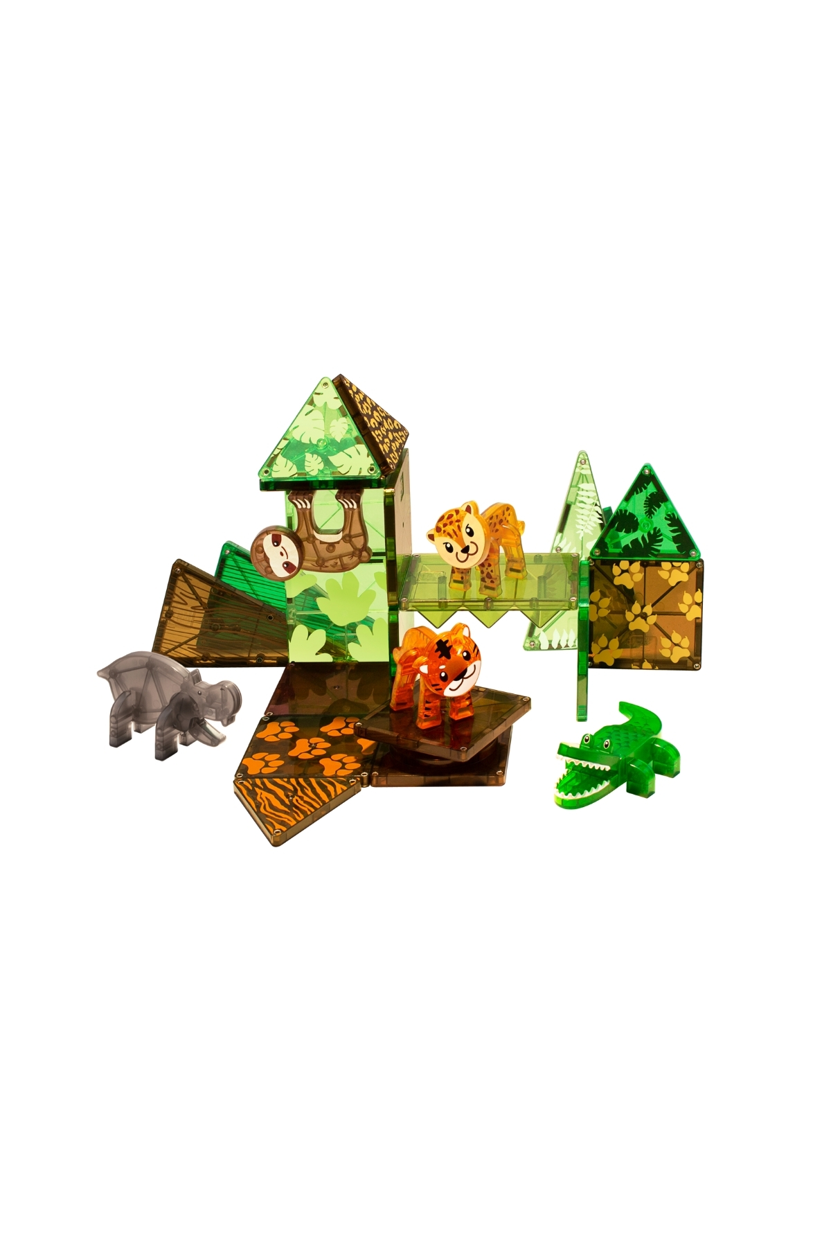 MagnaTiles - Orman - 25 Parça Çok Renkli