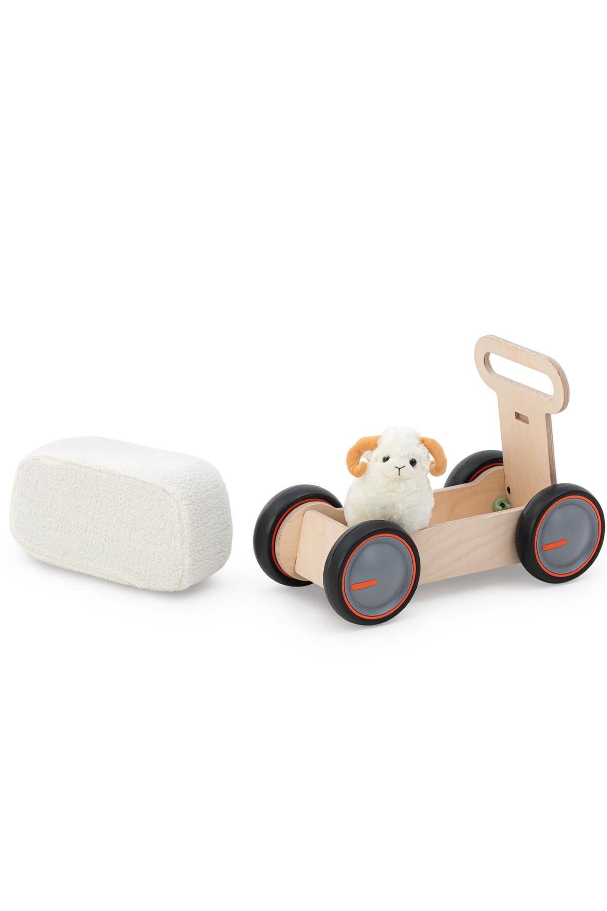 Mamatoyz /03DRİVEME SOFT COW WALKER + RIDEON + TOY WAGON Renksiz