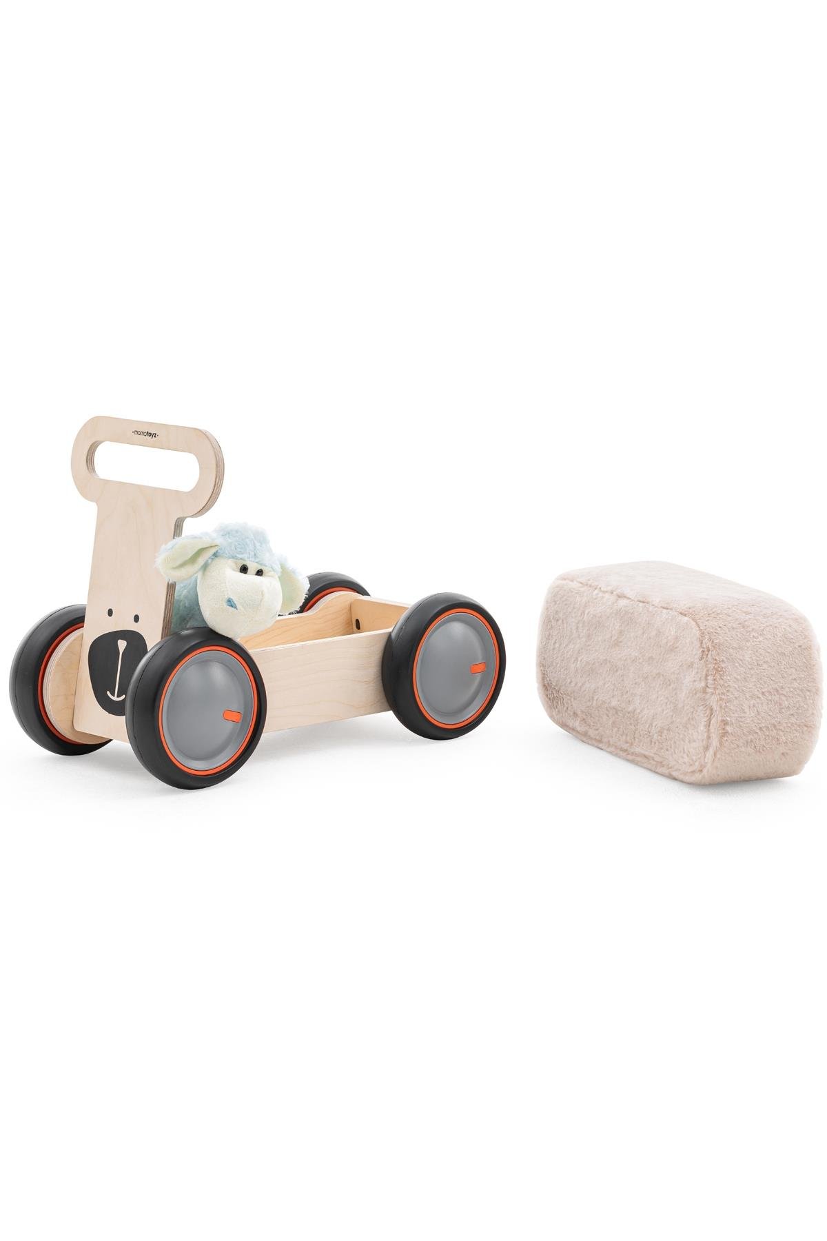 Mamatoyz /03DRİVEME SOFT COW WALKER + RIDEON + TOY WAGON Renksiz