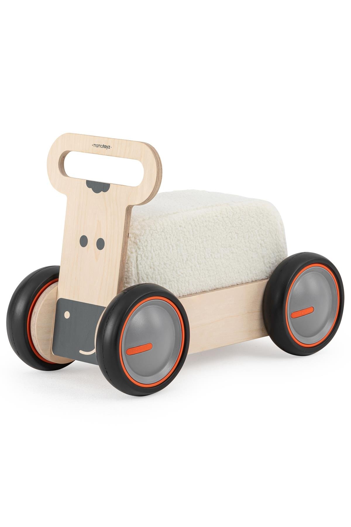 Mamatoyz /03DRİVEME SOFT COW WALKER + RIDEON + TOY WAGON Renksiz