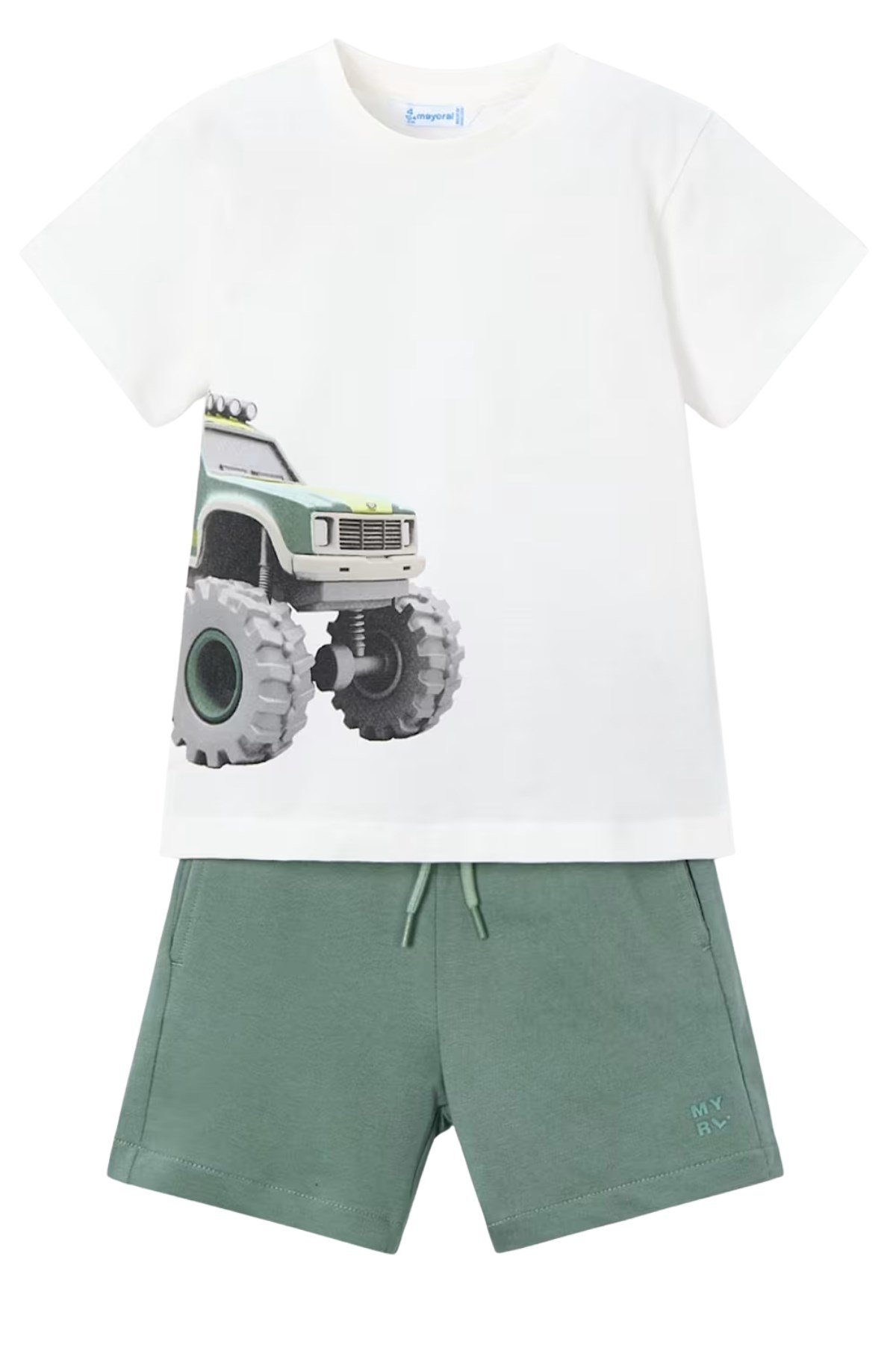 Mayoral Şort Tişört Set Yeşil