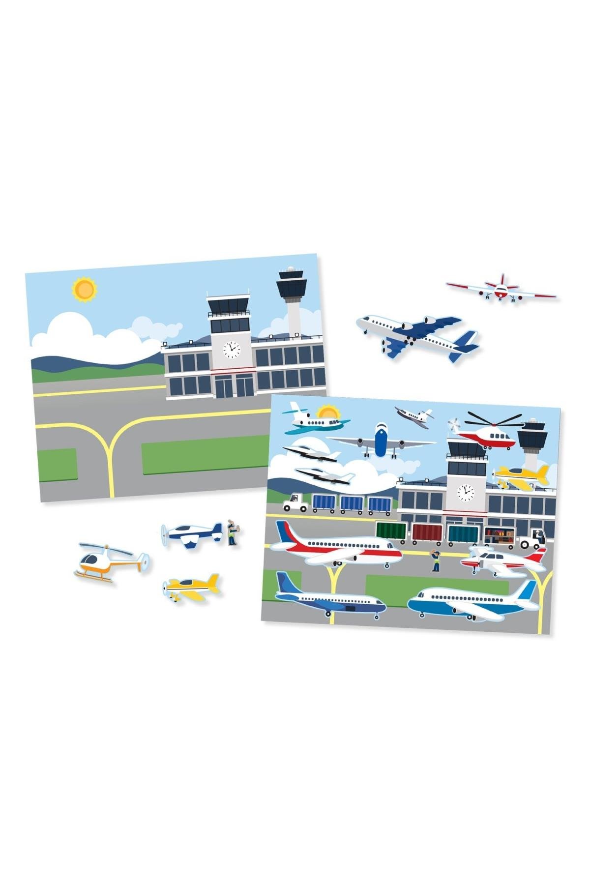 Melissa&Doug / Tak Çıkar Çıkartma Kitabı - Araçlar Çok Renkli