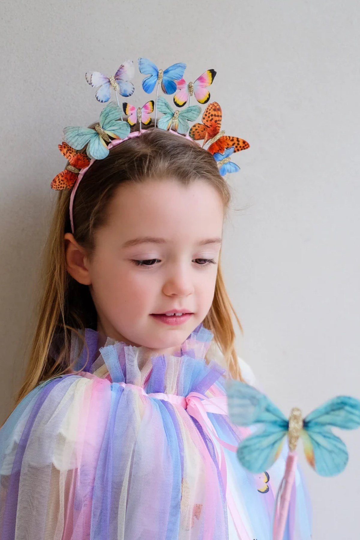 Mimi & Lula Butterfly Taç Çok Renkli
