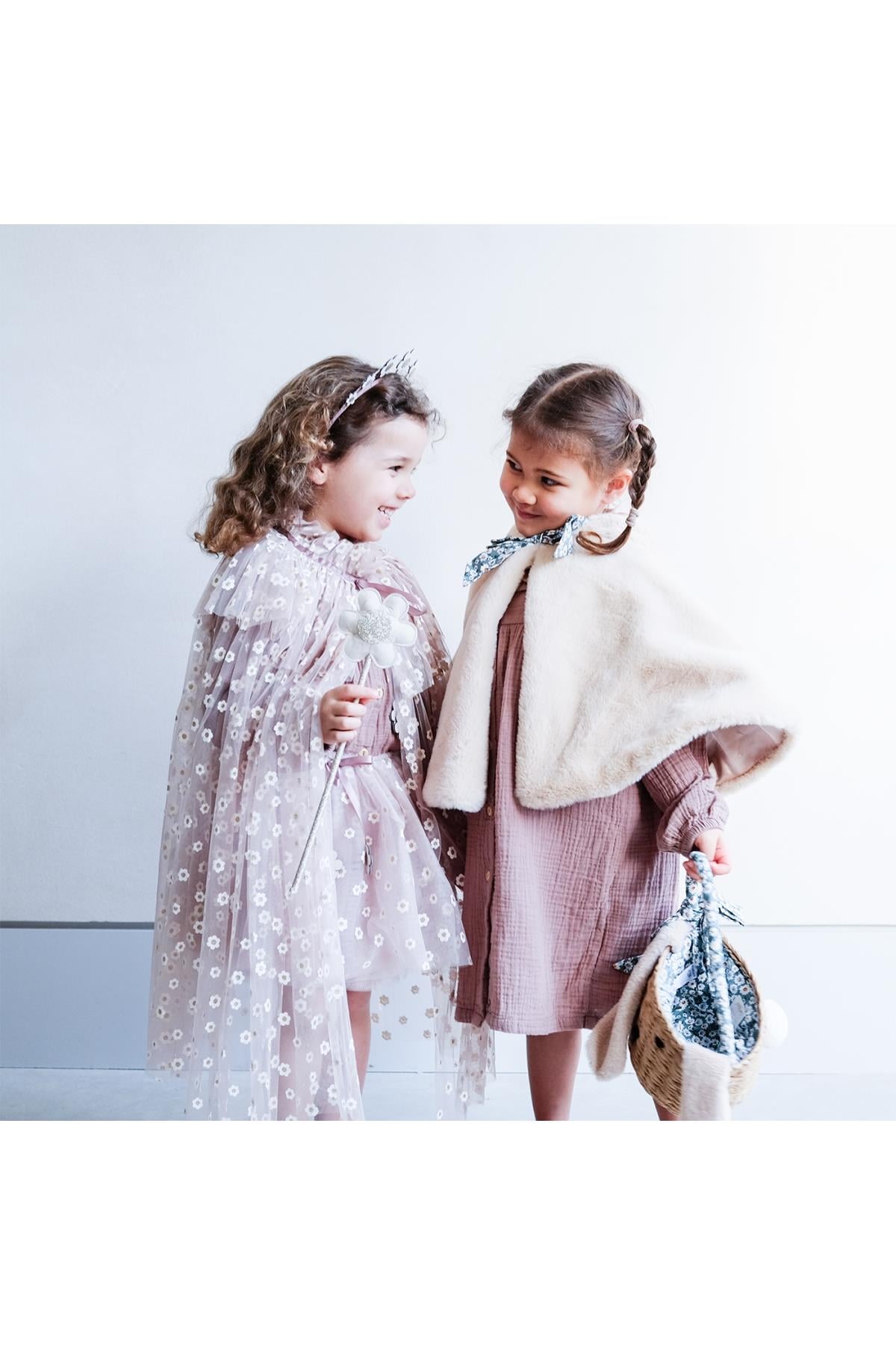 Mimi & Lula Easter Hasır Sepet Çanta - Daisy Çok Renkli