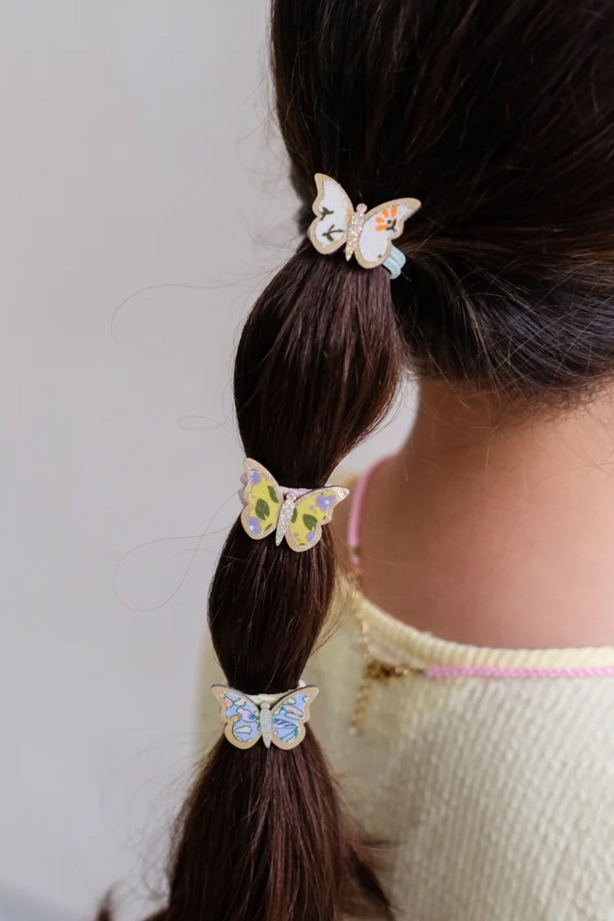 Mimi & Lula Floral Butterfly Mini 6'lı Lastik Toka Çok Renkli
