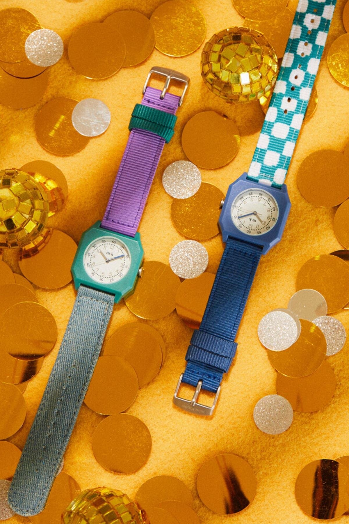 Mini Kyomo - Checker Watch - Dama Desenli Kol Saati Çok Renkli