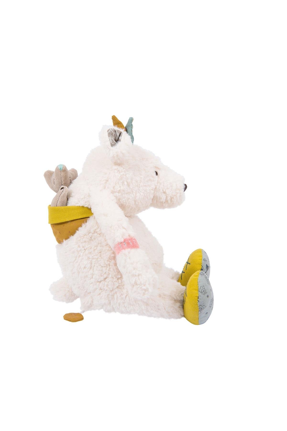 Moulyn Roty / MÜZİKLİ PELUŞ OYUNCAK - KUTUP AYISI Çok Renkli