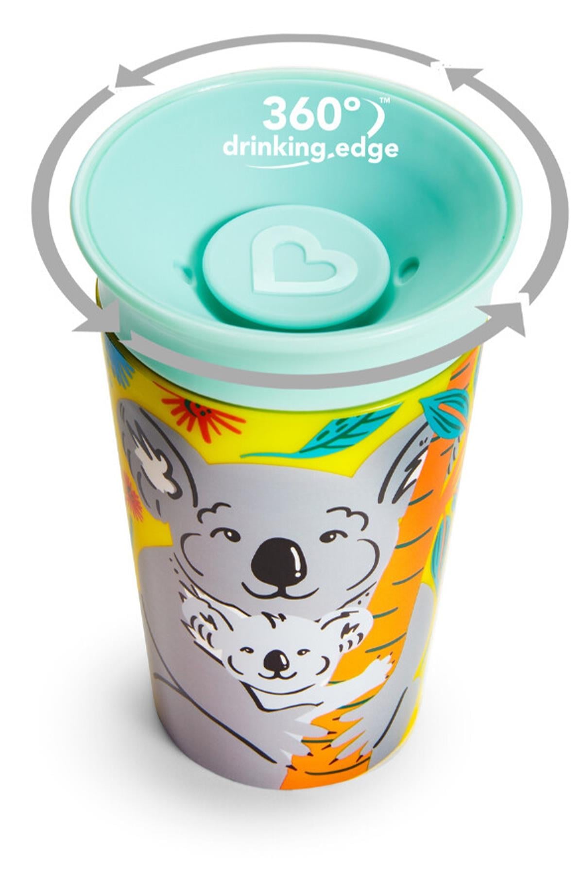 Munchkin Mucize  360°  Wildlove Alıştırma Bardağı  12ay+ Koala