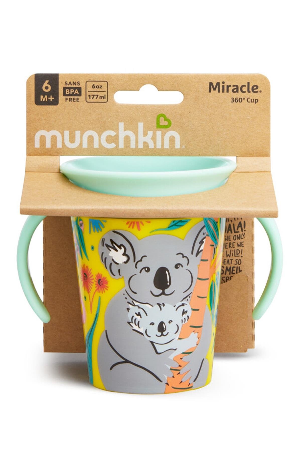 Munchkin Mucize  360°  Wildlove Alıştırma Bardağı  6ay+ Koala