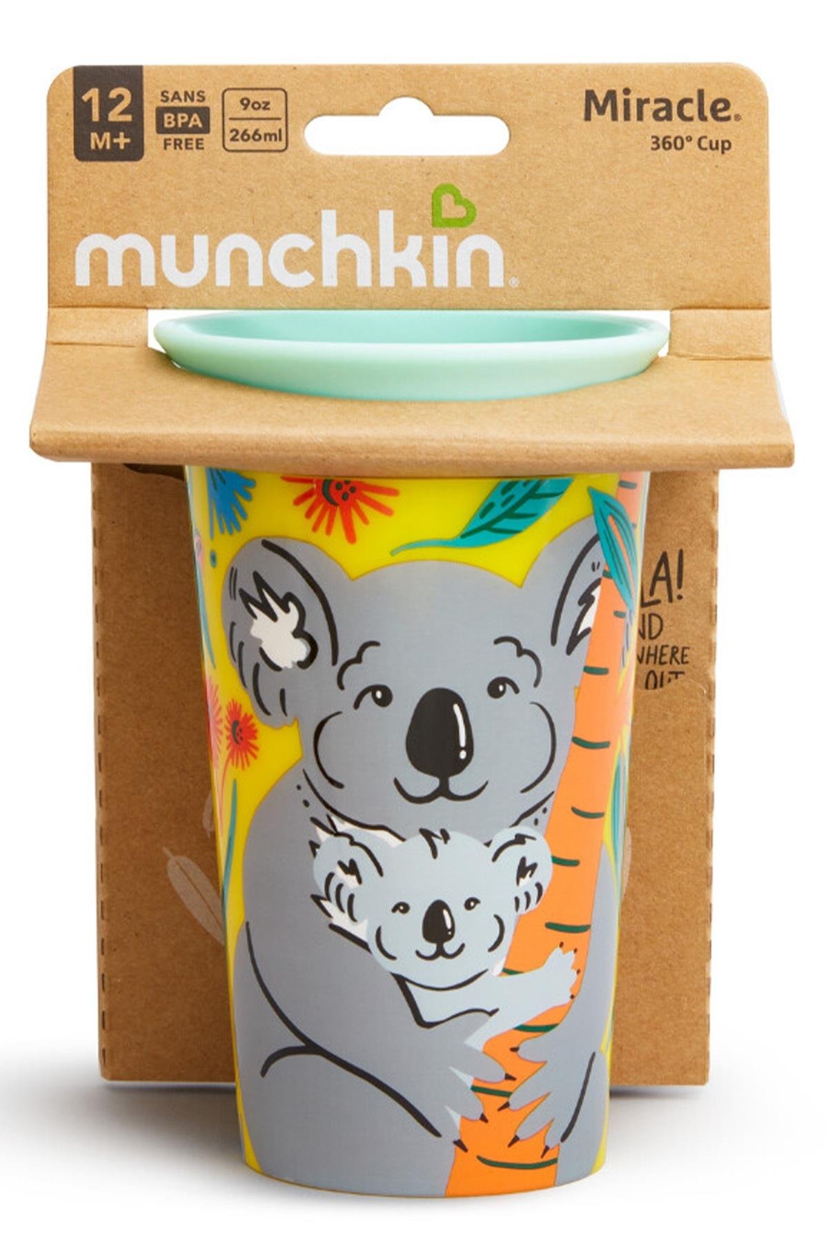Munchkin Mucize  360°  Wildlove Alıştırma Bardağı  12ay+ Koala