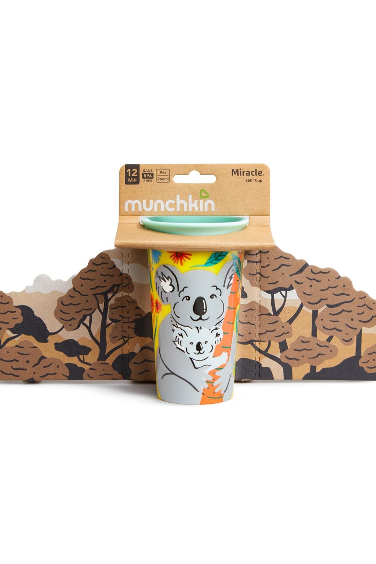 Munchkin Mucize  360°  Wildlove Alıştırma Bardağı  12ay+ Koala