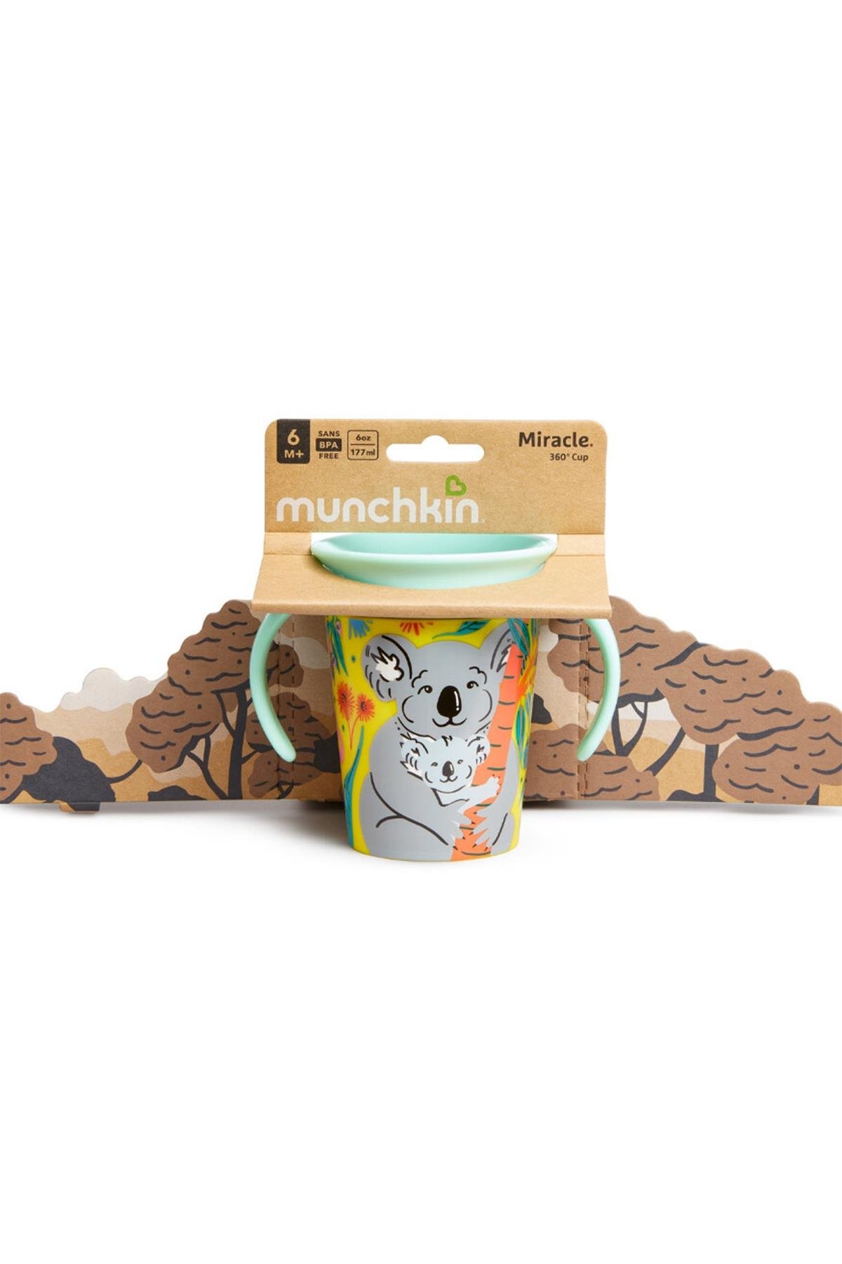 Munchkin Mucize  360°  Wildlove Alıştırma Bardağı  6ay+ Koala