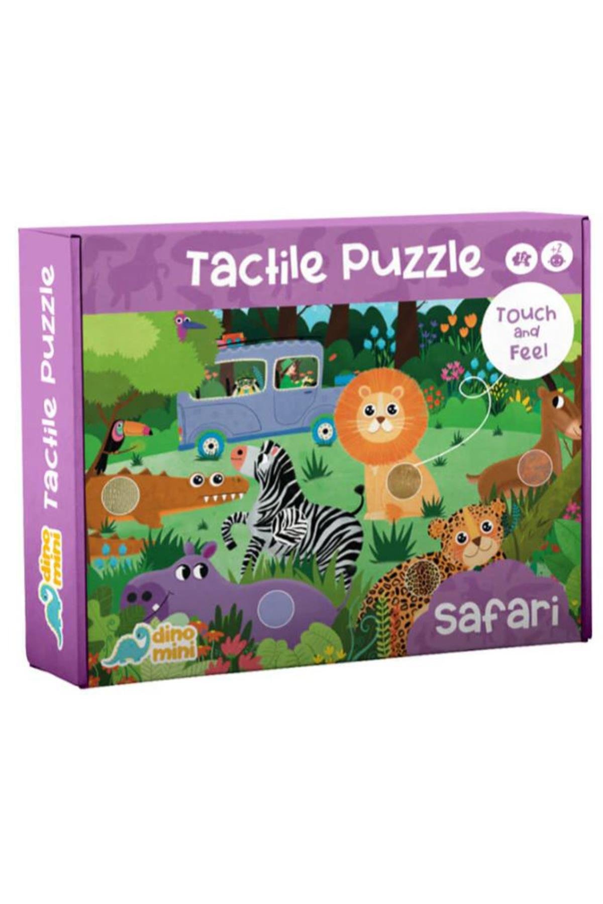 Neo Bebek / Tactile Puzzle - Safari (Dokun Hisset Yapboz) Çok Renkli