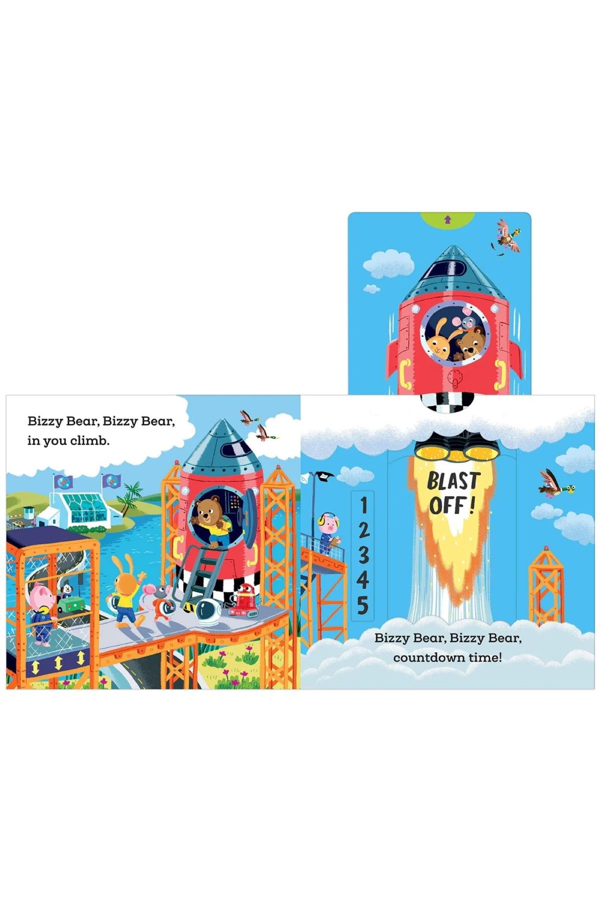 Nosy Crow / Bizzy Bear - Space Rocket Çok Renkli