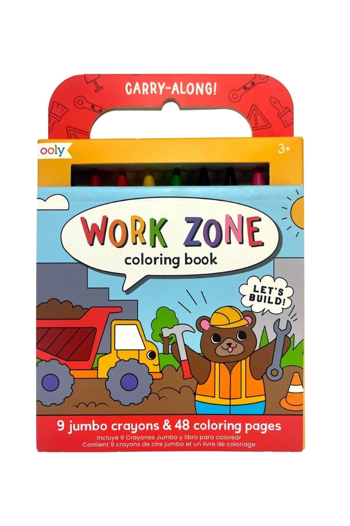 Ooly Carry Along Boyama Seti - Work Zone Çok Renkli
