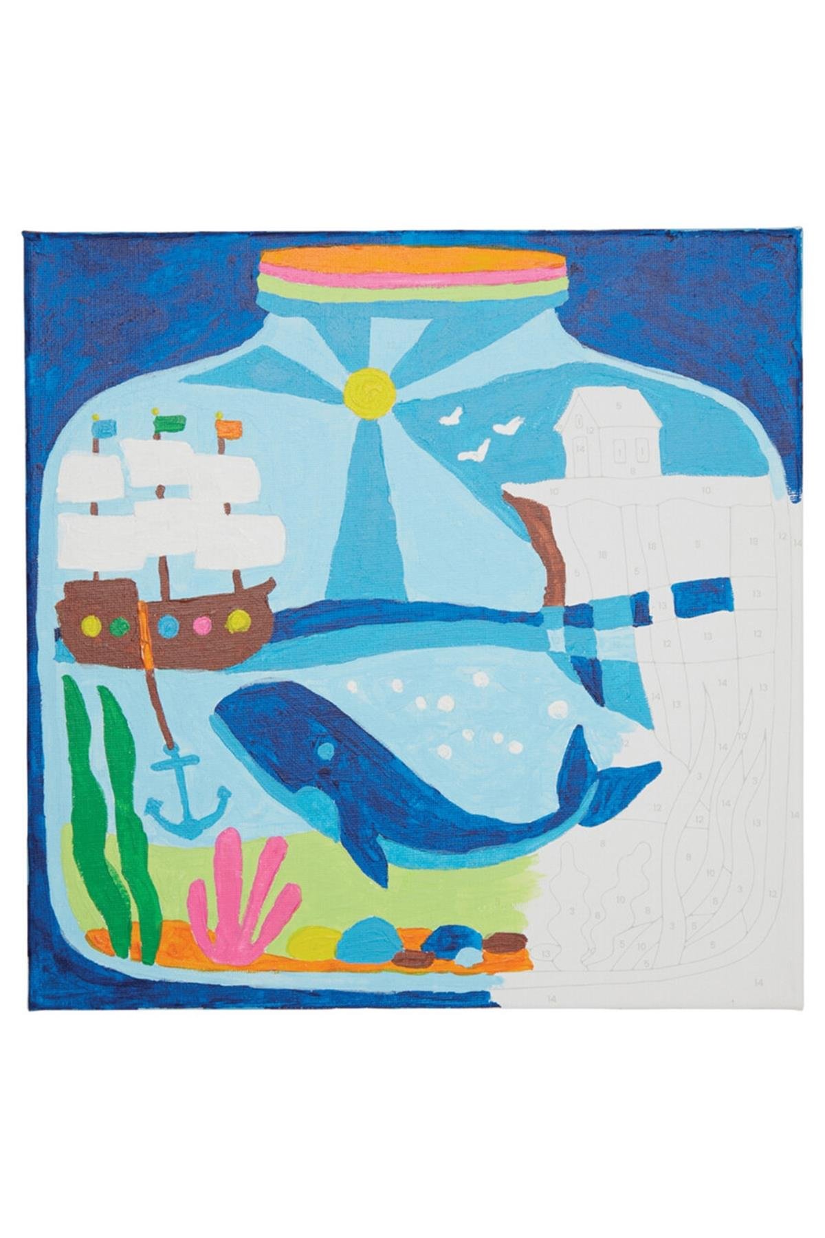 Ooly Colorific Canvas Sayılarla Boyama - Tiny Treasures Çok Renkli
