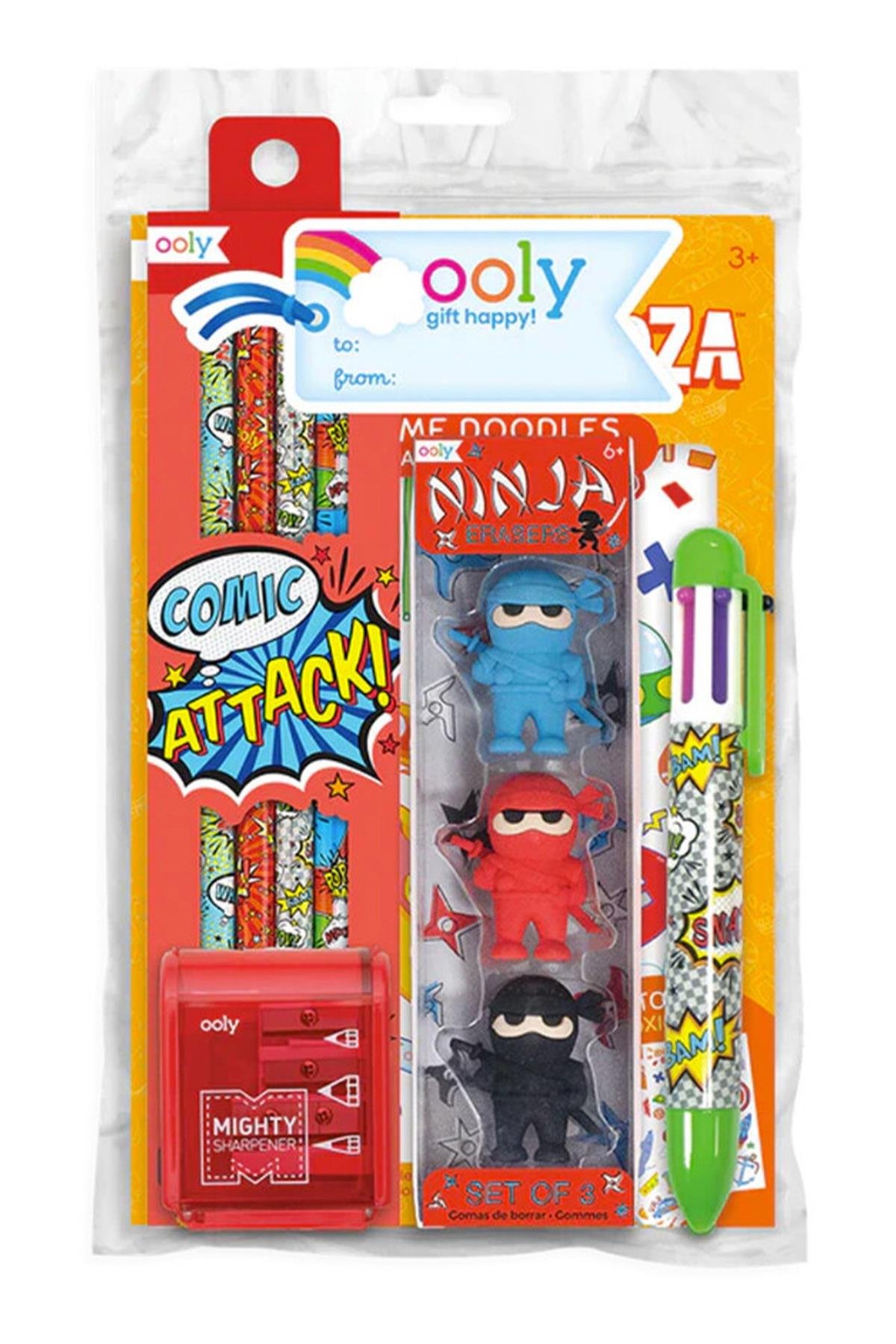 Ooly Happy Pack Cool Ninjas Çok Renkli
